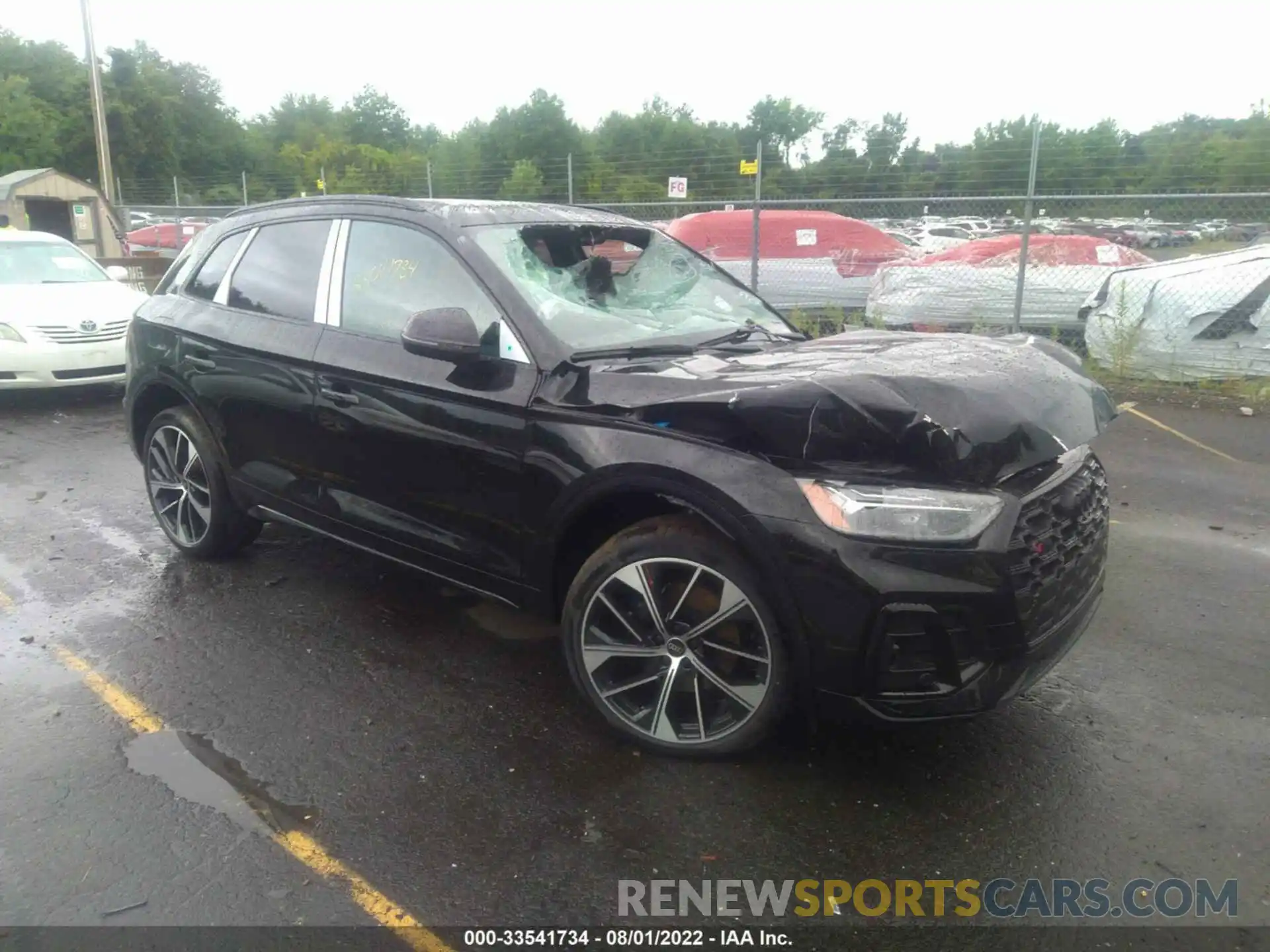 1 Photograph of a damaged car WA1B4AFY3N2113303 AUDI SQ5 2022