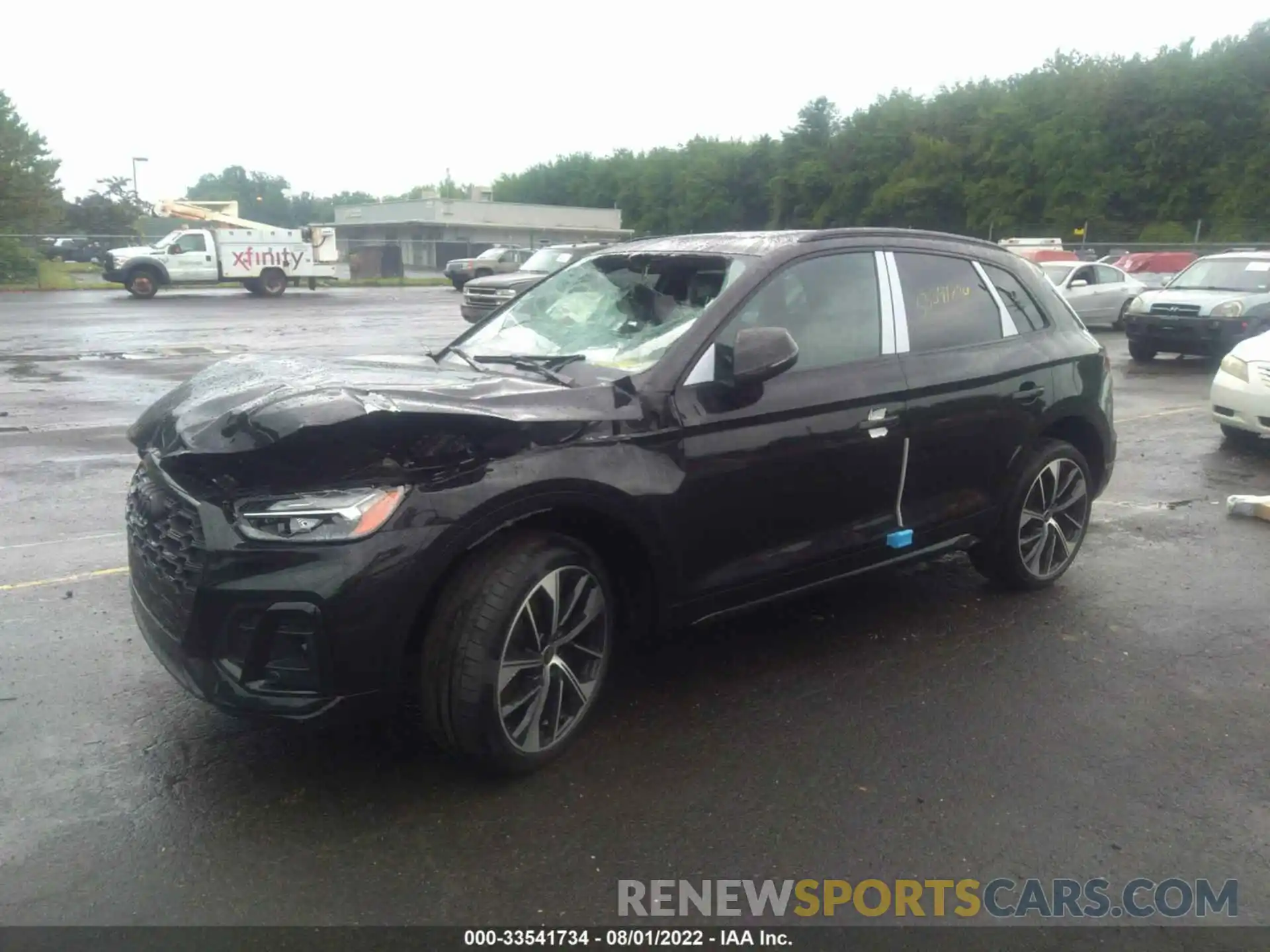 2 Photograph of a damaged car WA1B4AFY3N2113303 AUDI SQ5 2022