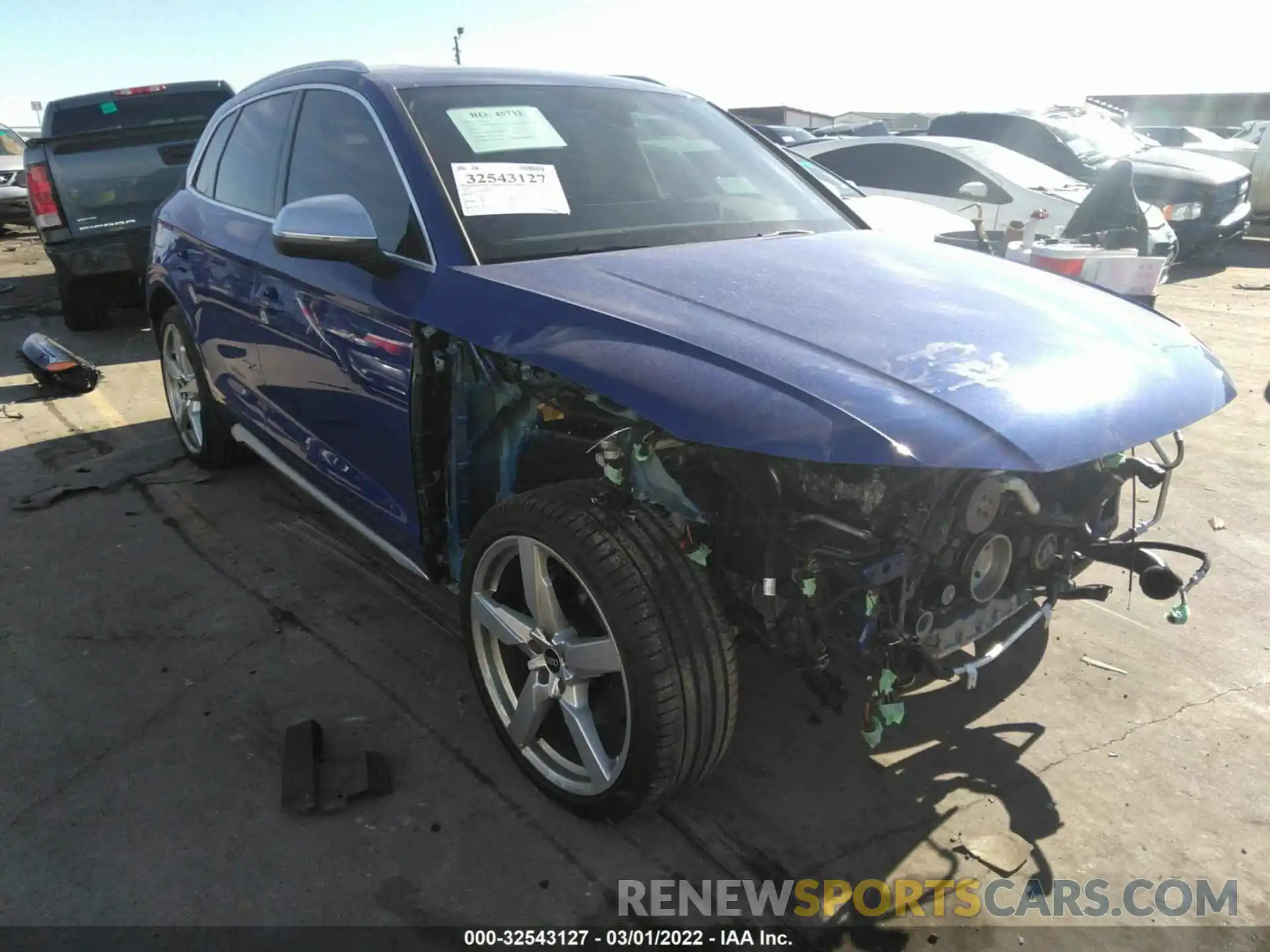 1 Photograph of a damaged car WA1B4AFY9N2044407 AUDI SQ5 2022