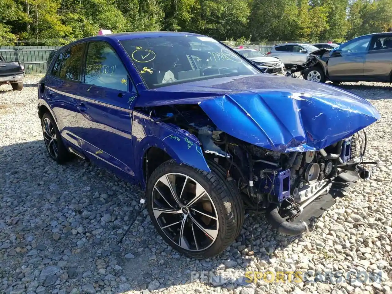 1 Photograph of a damaged car WA1C4AFY2N2035570 AUDI SQ5 2022