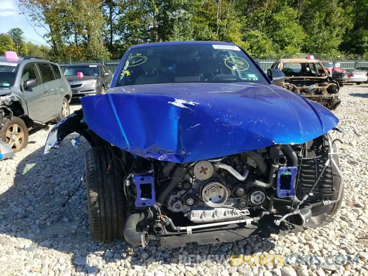 9 Photograph of a damaged car WA1C4AFY2N2035570 AUDI SQ5 2022