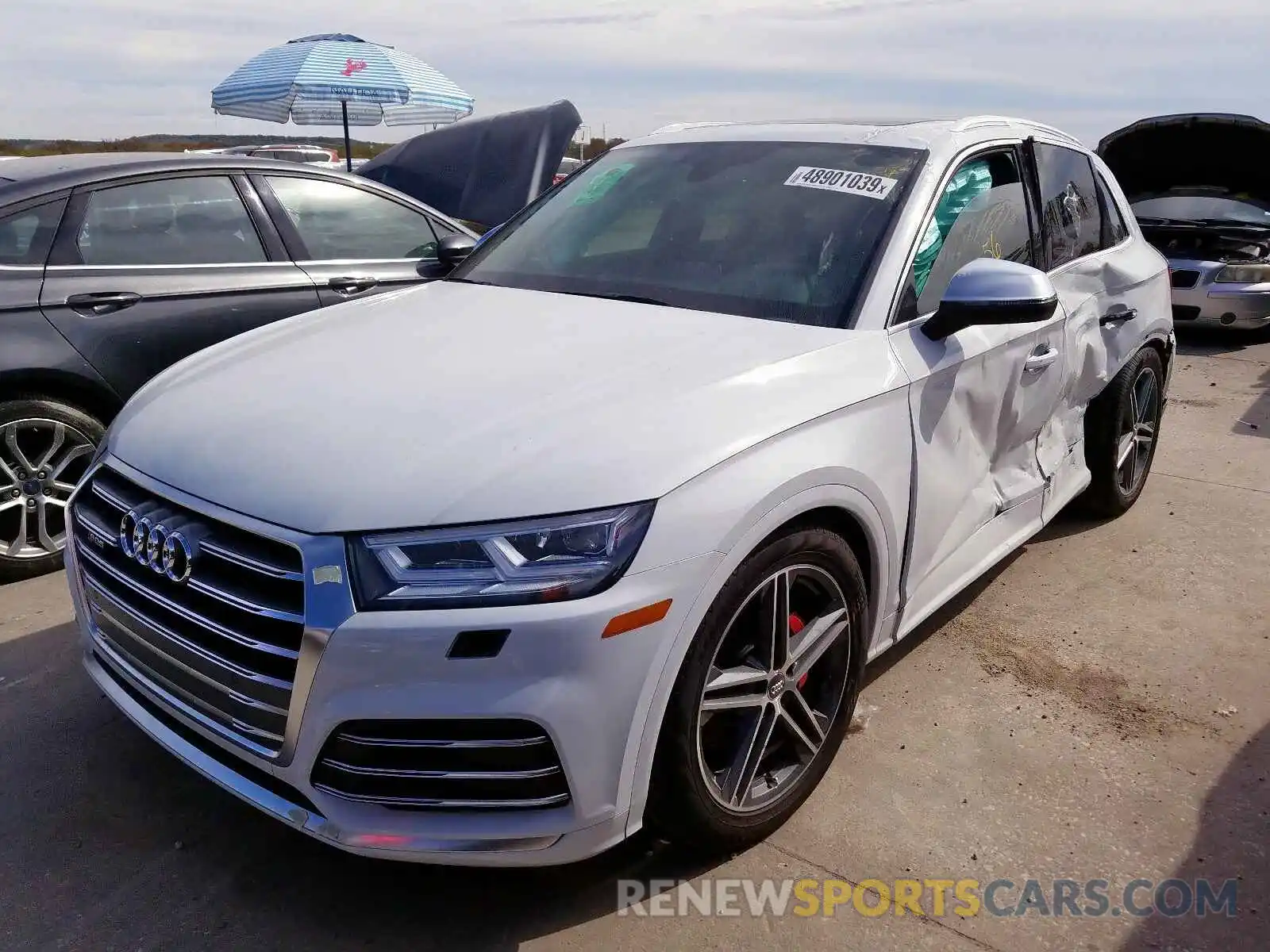 2 Photograph of a damaged car WA1B4AFY6K2076470 AUDI SQ5 PREMIU 2019