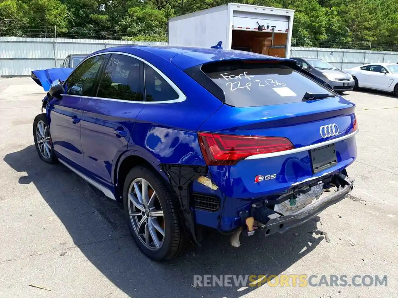 3 Фотография поврежденного автомобиля WA124AFY8M2076103 AUDI SQ5 SPORTB 2021