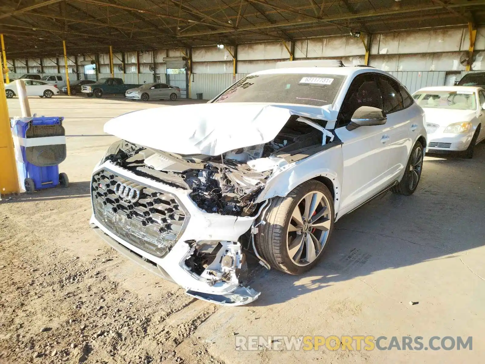 2 Photograph of a damaged car WA124AFYXM2096479 AUDI SQ5 SPORTB 2021