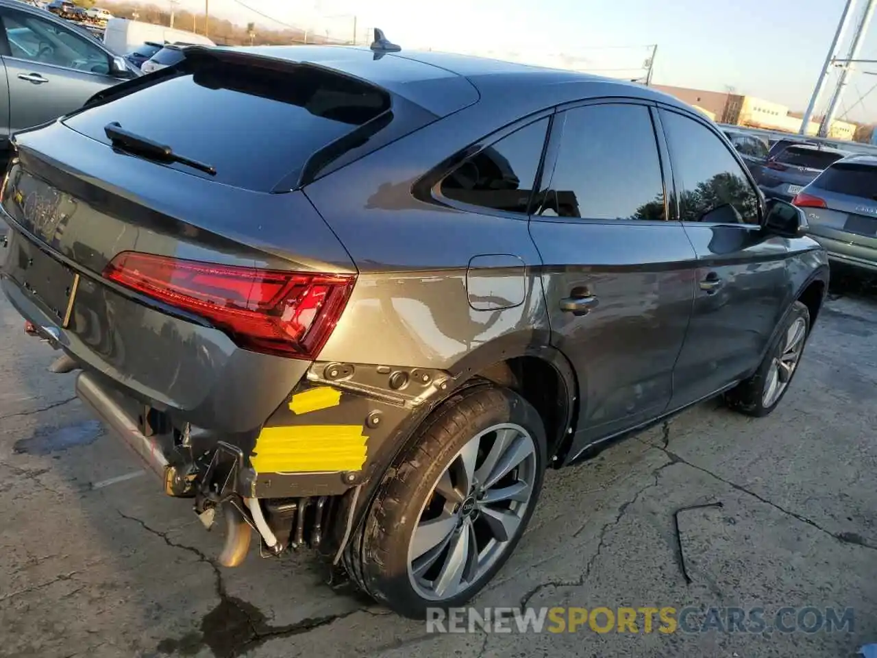 3 Photograph of a damaged car WA124AFY0P2023254 AUDI SQ5 SPORTB 2023