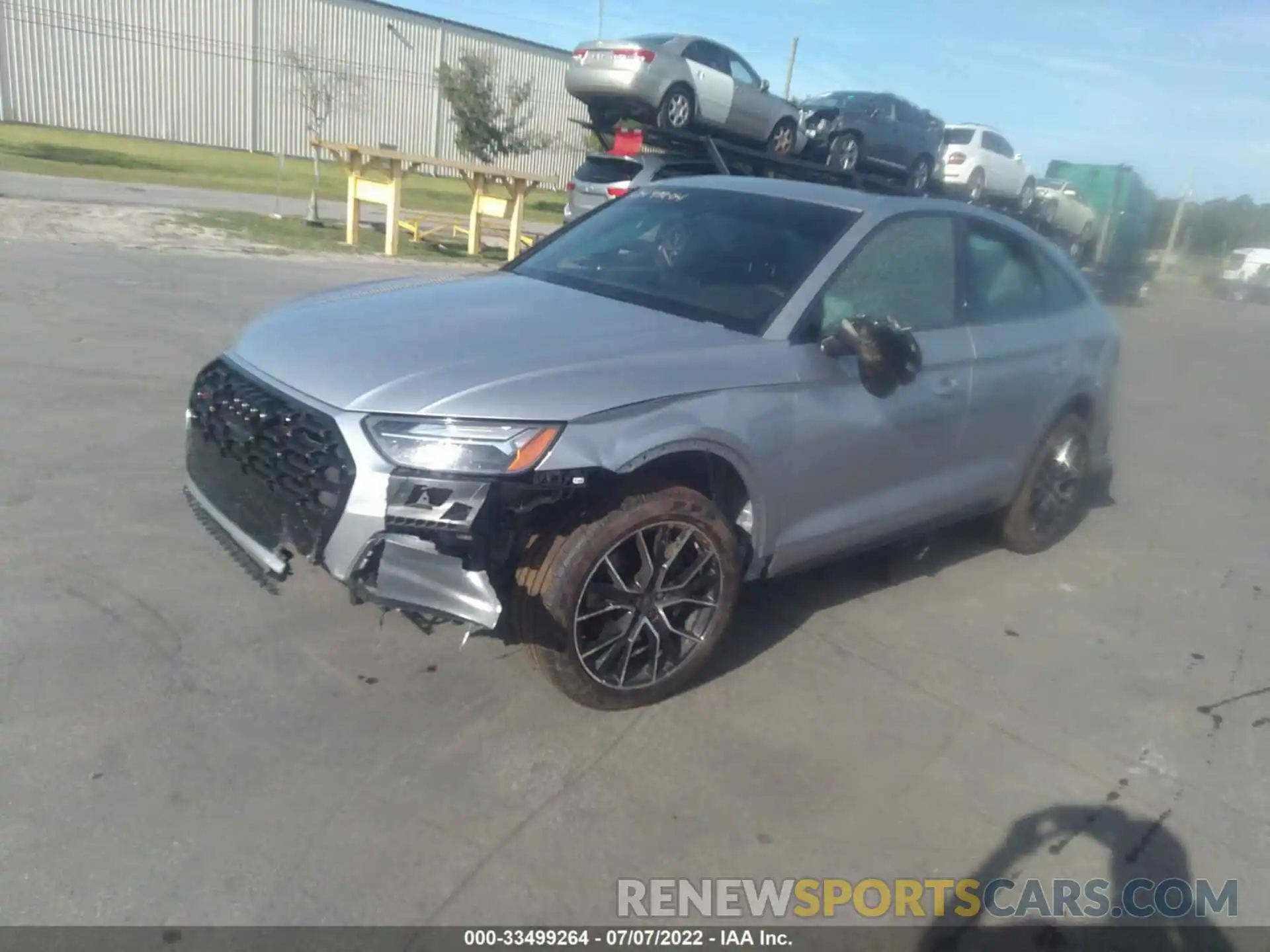 2 Фотография поврежденного автомобиля WA124AFY2N2041820 AUDI SQ5 SPORTBACK 2022