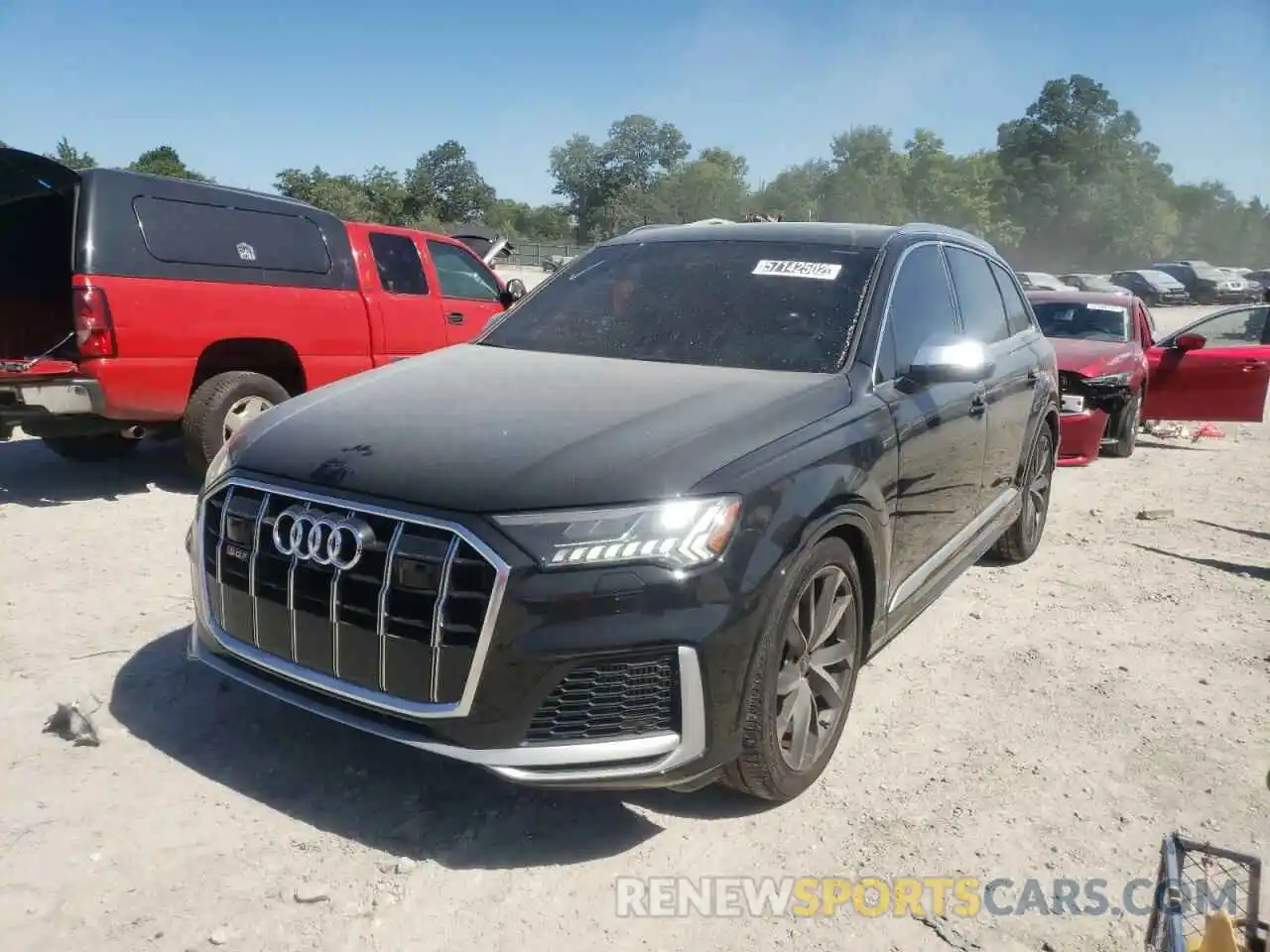 2 Photograph of a damaged car WA1AWBF72MD039622 AUDI SQ7 2021