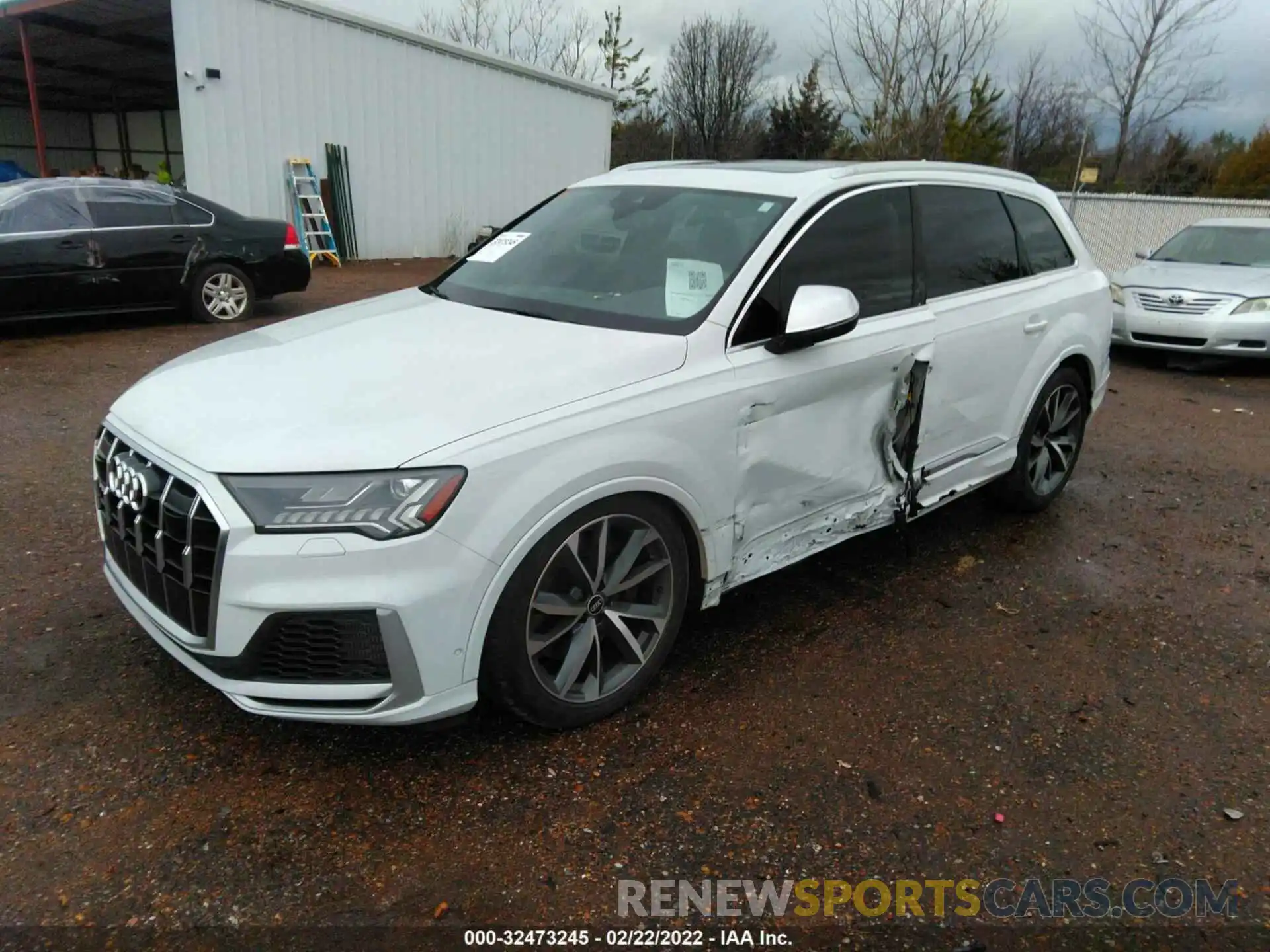 2 Photograph of a damaged car WA1AWBF79MD022655 AUDI SQ7 2021