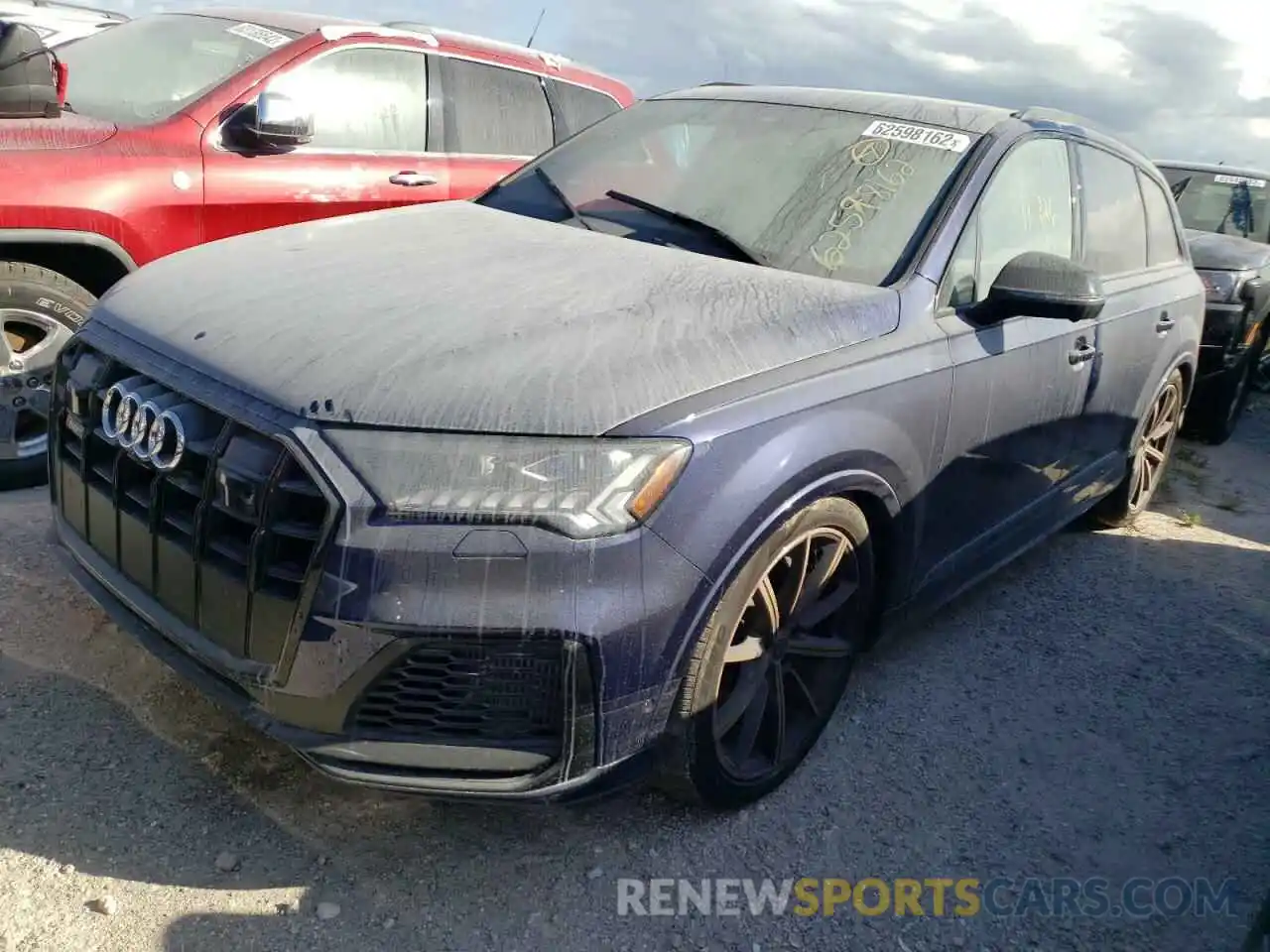 2 Photograph of a damaged car WA1VWBF73MD038092 AUDI SQ7 2021