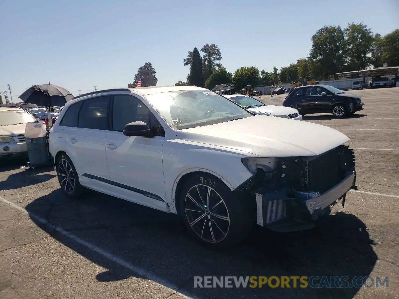 1 Photograph of a damaged car WA1VWBF75MD015087 AUDI SQ7 2021