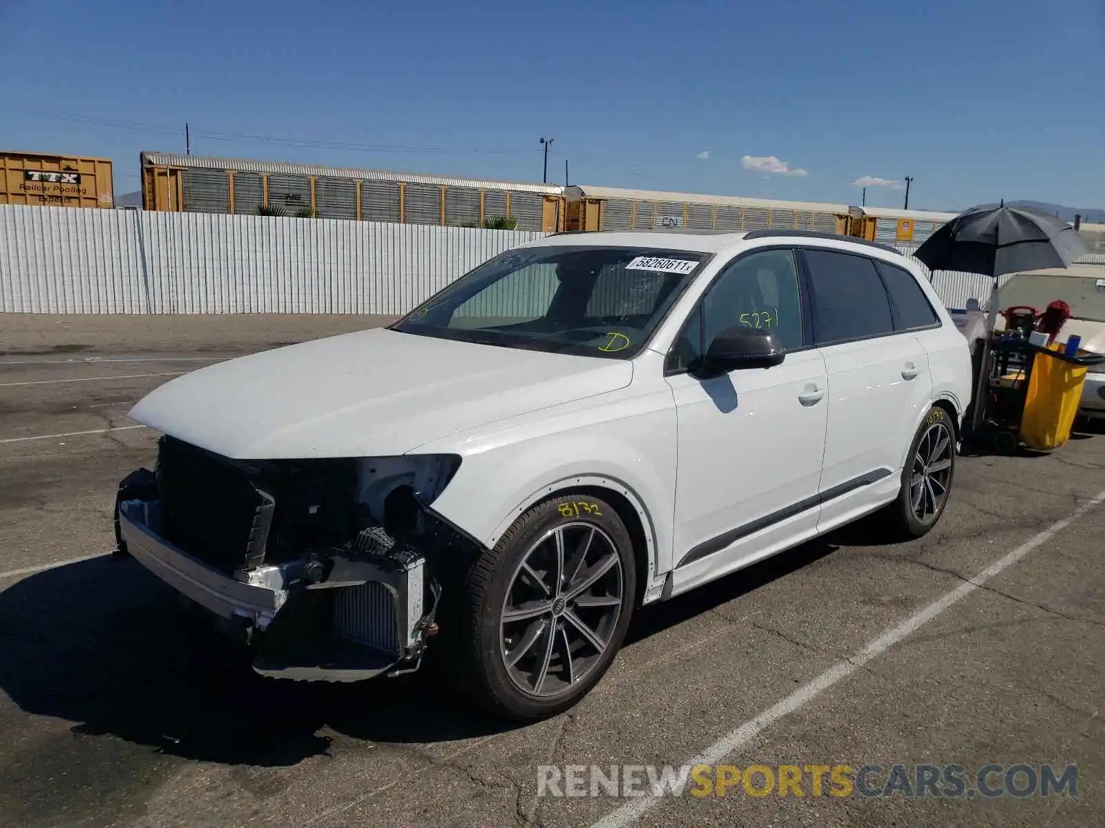 2 Photograph of a damaged car WA1VWBF75MD015087 AUDI SQ7 2021