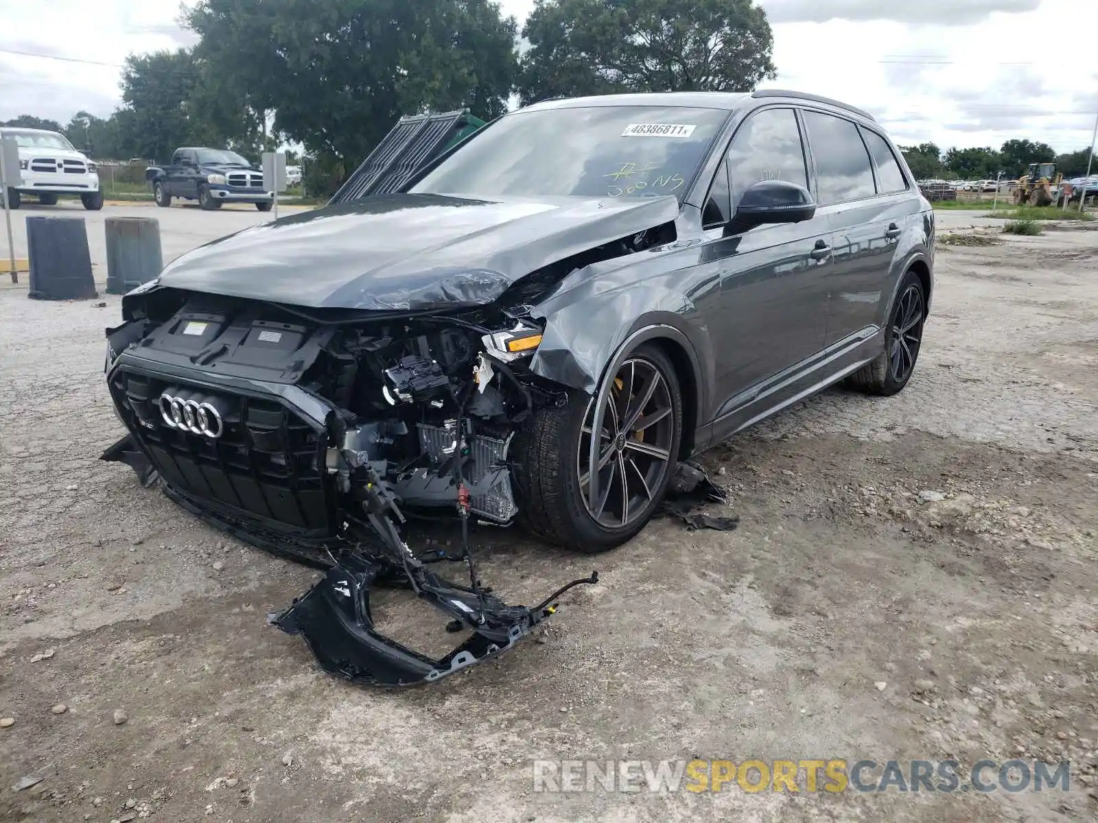 2 Фотография поврежденного автомобиля WA1VWBF75MD032567 AUDI SQ7 2021