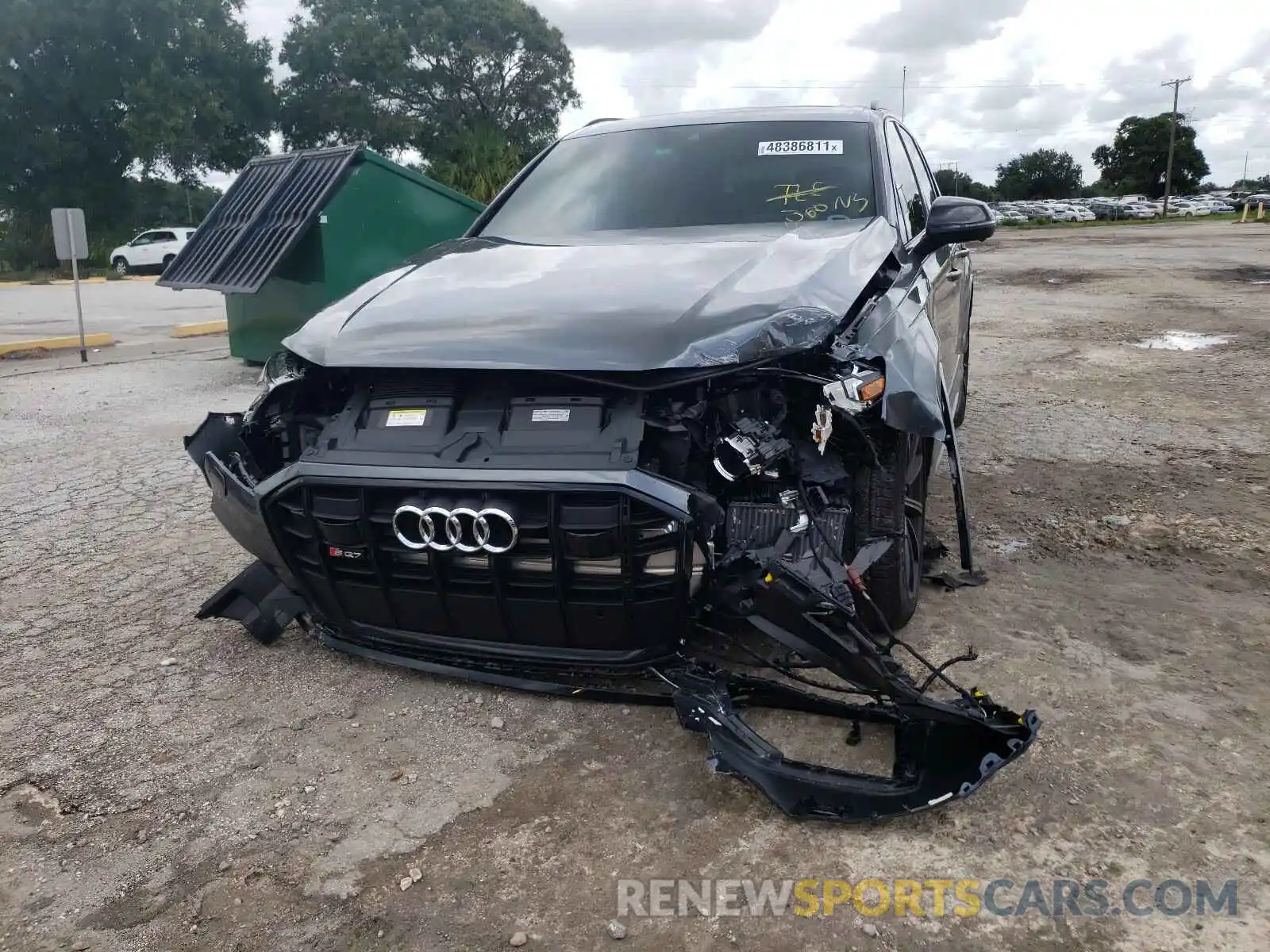 9 Photograph of a damaged car WA1VWBF75MD032567 AUDI SQ7 2021