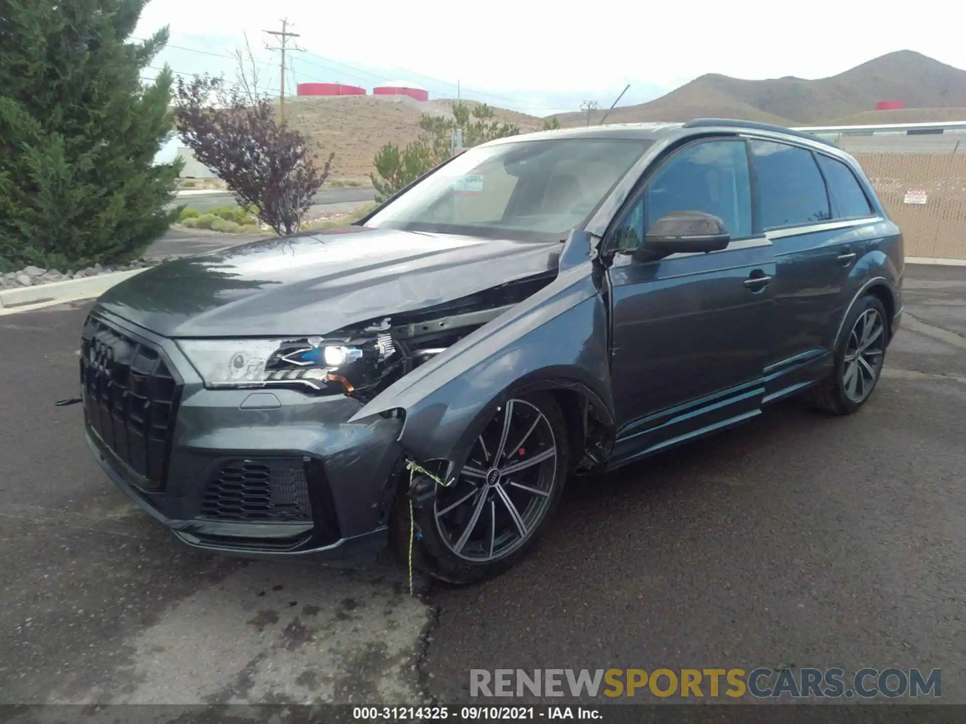 2 Photograph of a damaged car WA1VWBF77MD039035 AUDI SQ7 2021