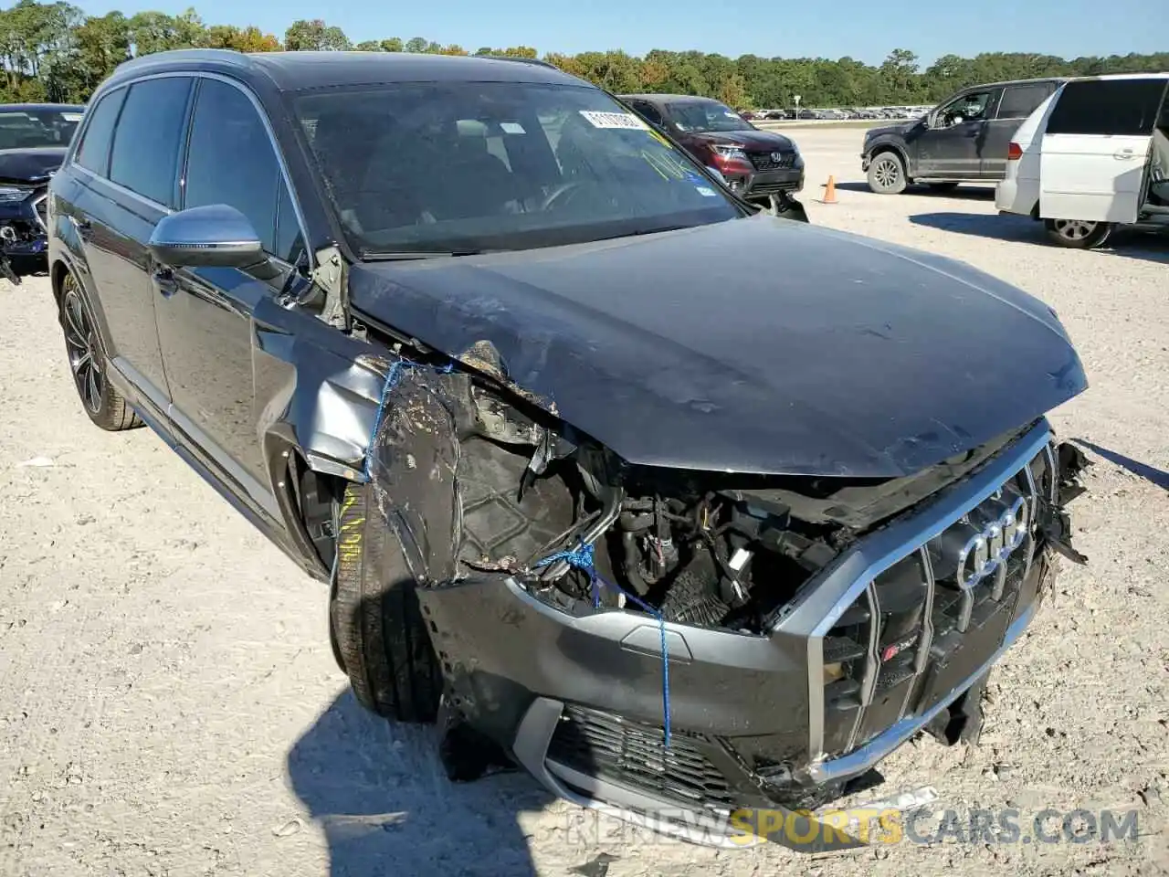 1 Photograph of a damaged car WA1AWBF71ND010405 AUDI SQ7 2022