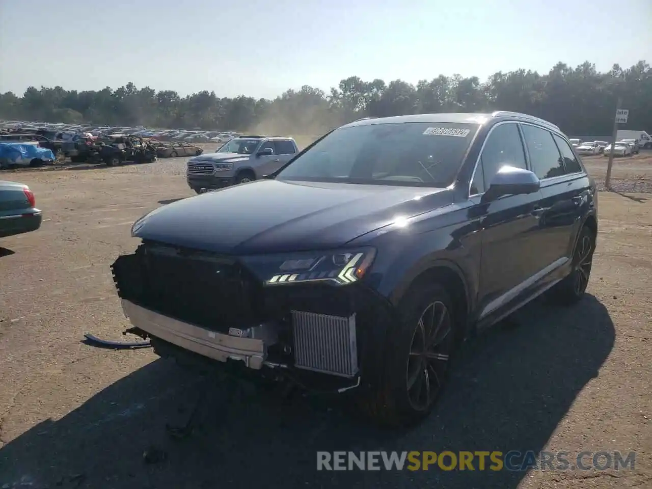 2 Photograph of a damaged car WA1AWBF72ND001650 AUDI SQ7 2022