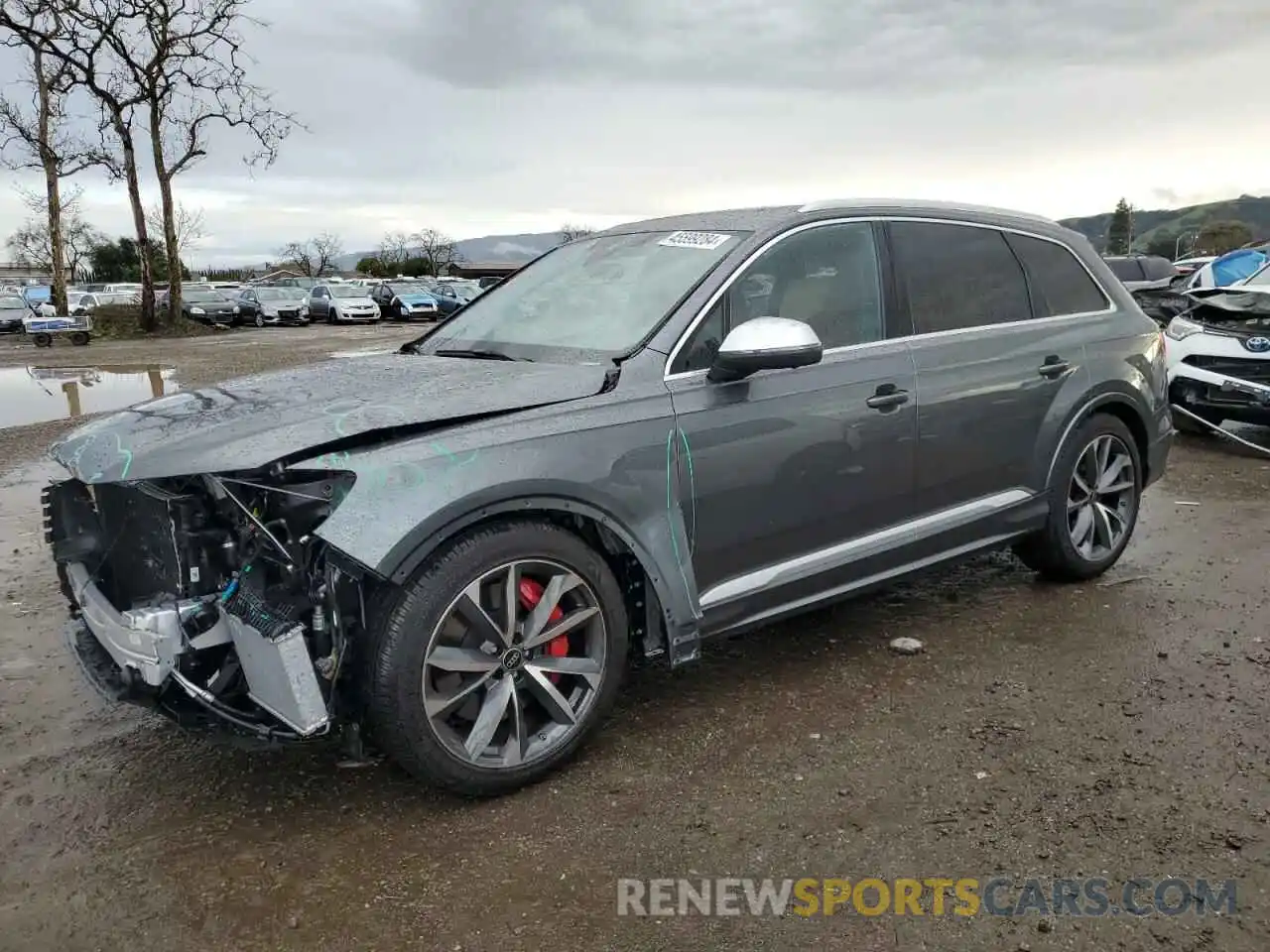 1 Photograph of a damaged car WA1VWBF71PD016242 AUDI SQ7 2023