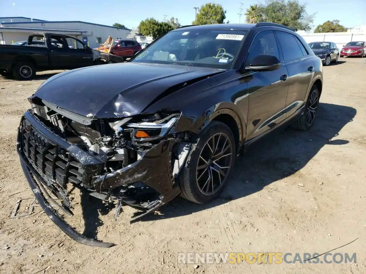 2 Photograph of a damaged car WA1AWBF16MD023029 AUDI SQ8 2021