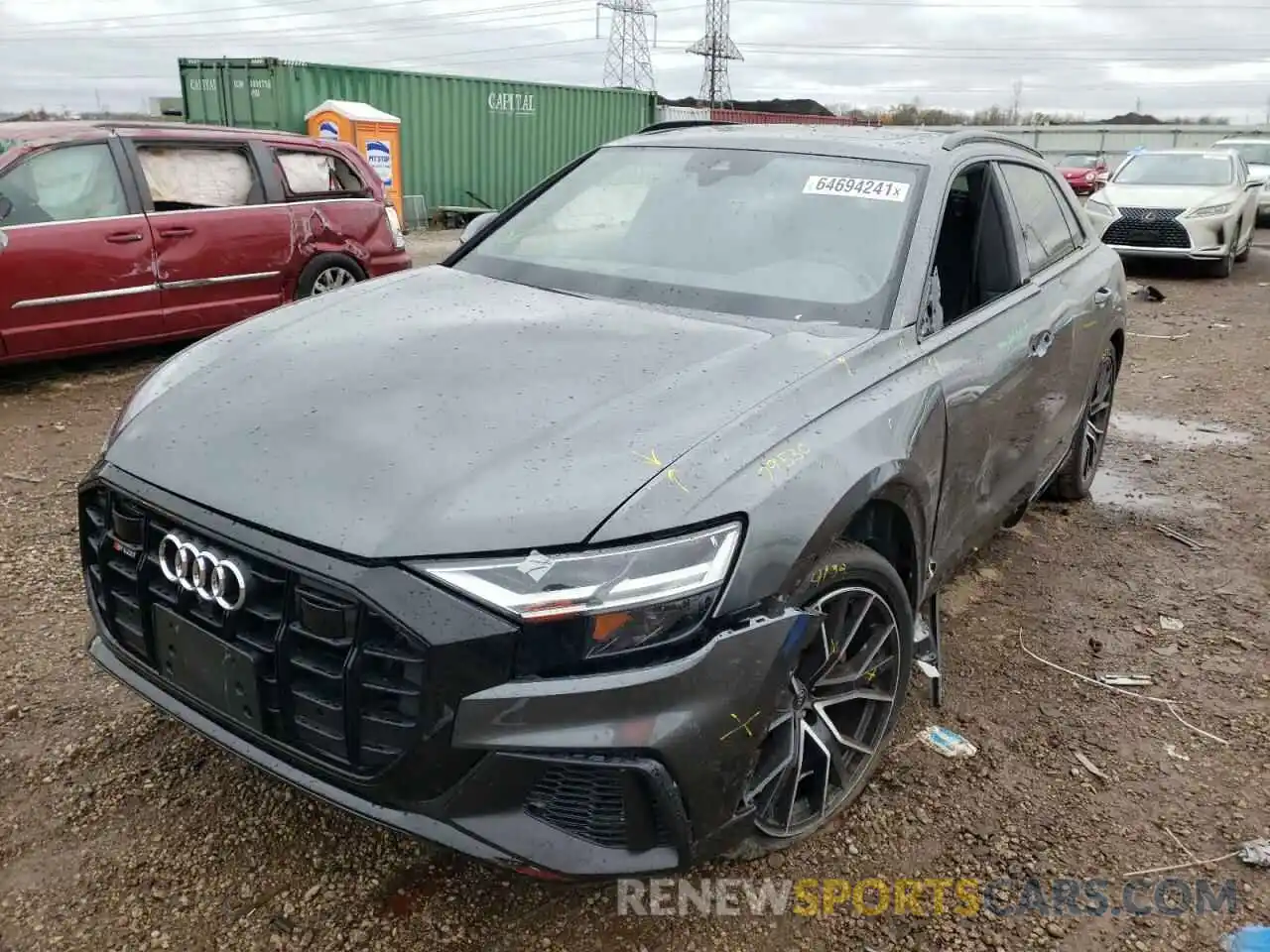 2 Photograph of a damaged car WA1AWBF18MD008967 AUDI SQ8 2021