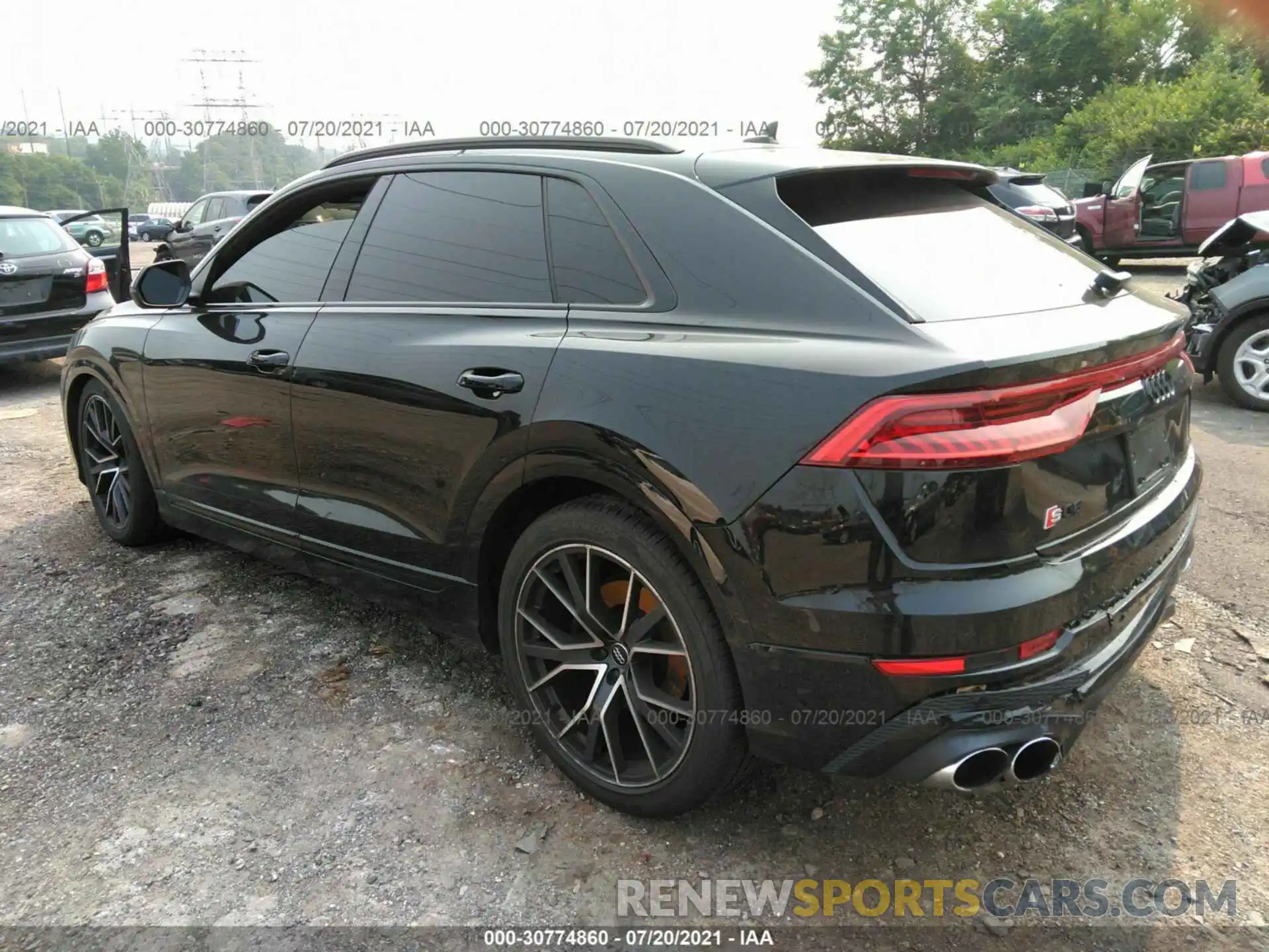 3 Photograph of a damaged car WA1CWBF11MD005062 AUDI SQ8 2021