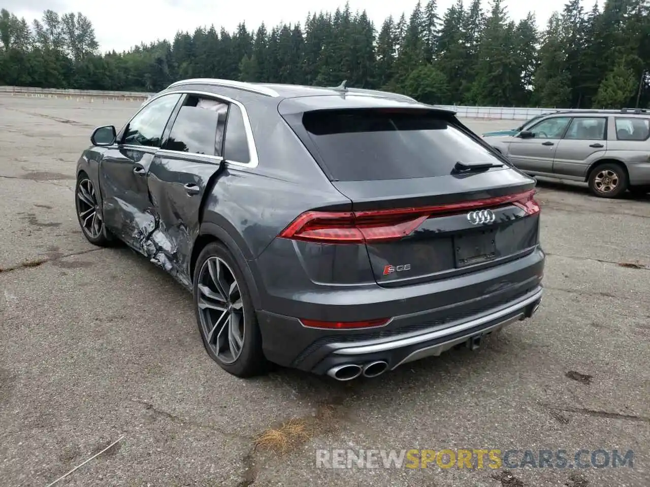 3 Фотография поврежденного автомобиля WA1CWBF12MD001781 AUDI SQ8 2021