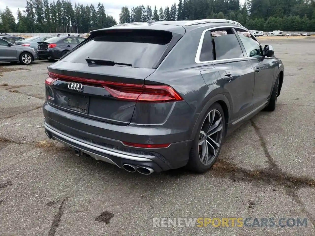 4 Фотография поврежденного автомобиля WA1CWBF12MD001781 AUDI SQ8 2021