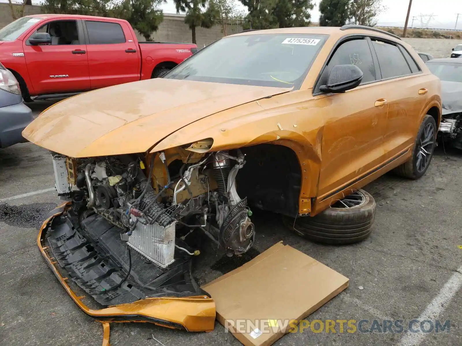 2 Photograph of a damaged car WA1CWBF17MD006992 AUDI SQ8 2021