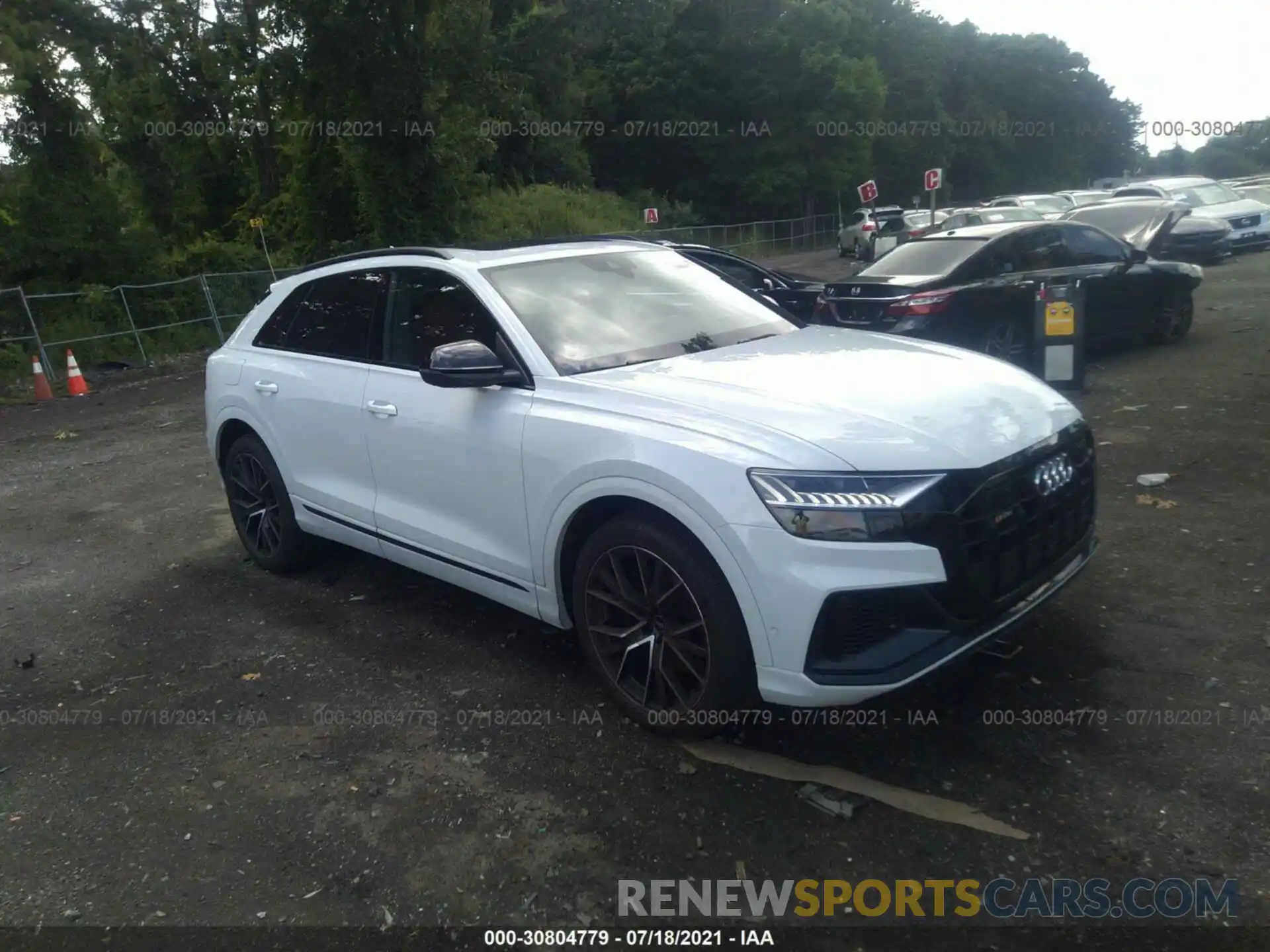 1 Photograph of a damaged car WA1CWBF19MD007755 AUDI SQ8 2021