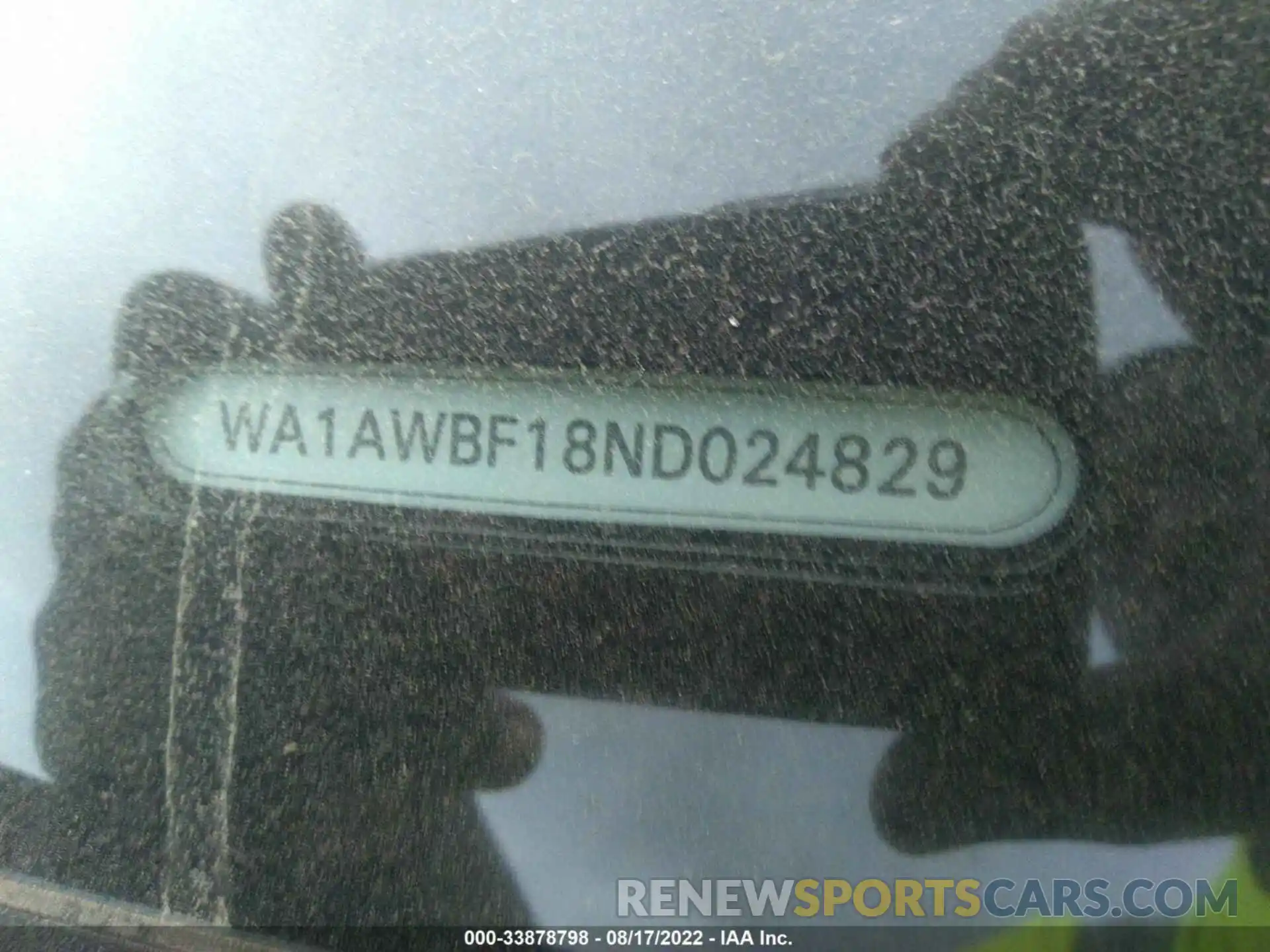 9 Photograph of a damaged car WA1AWBF18ND024829 AUDI SQ8 2022