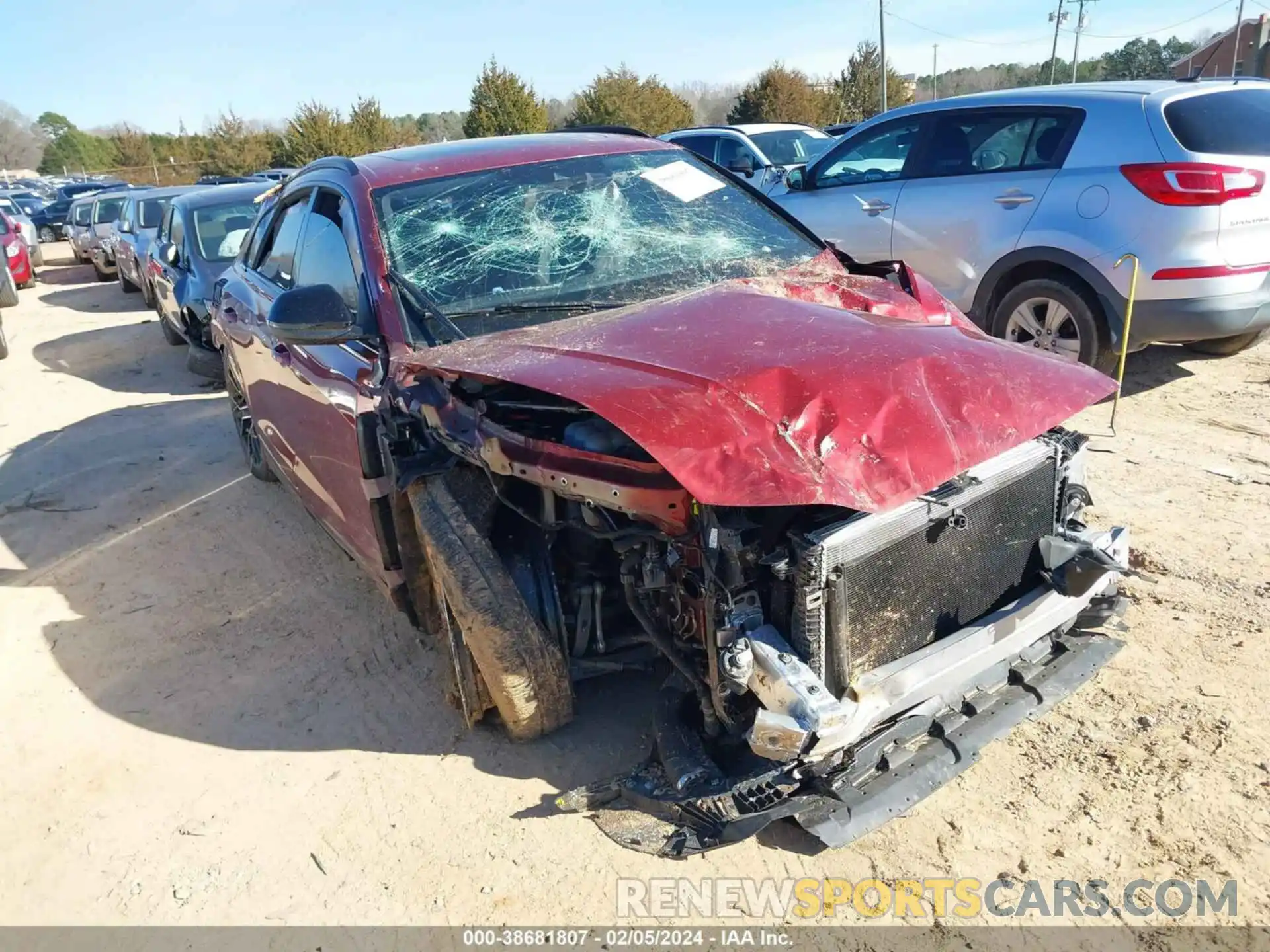 1 Photograph of a damaged car WA1CWBF16PD004753 AUDI SQ8 2023