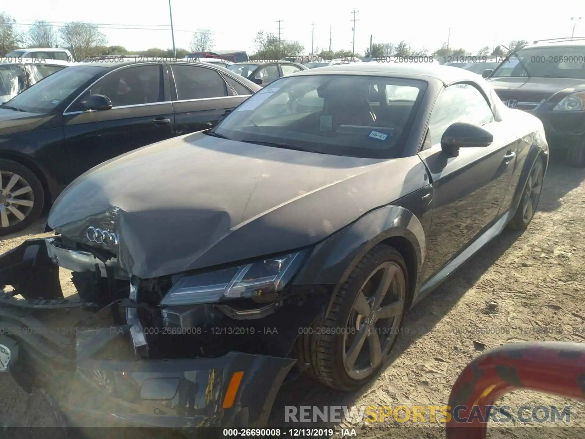 2 Photograph of a damaged car TRUTECFV7K1002804 AUDI TT 2019