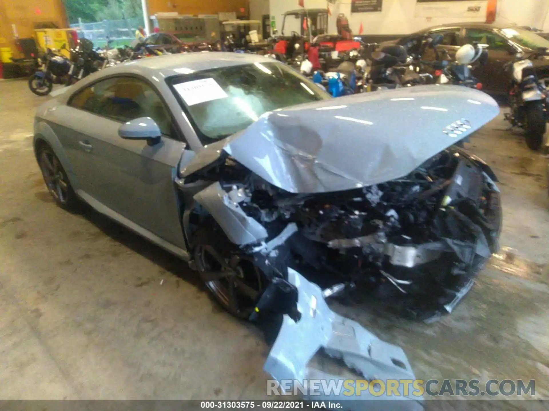 1 Photograph of a damaged car TRUAEAFV4K1002724 AUDI TT COUPE 2019