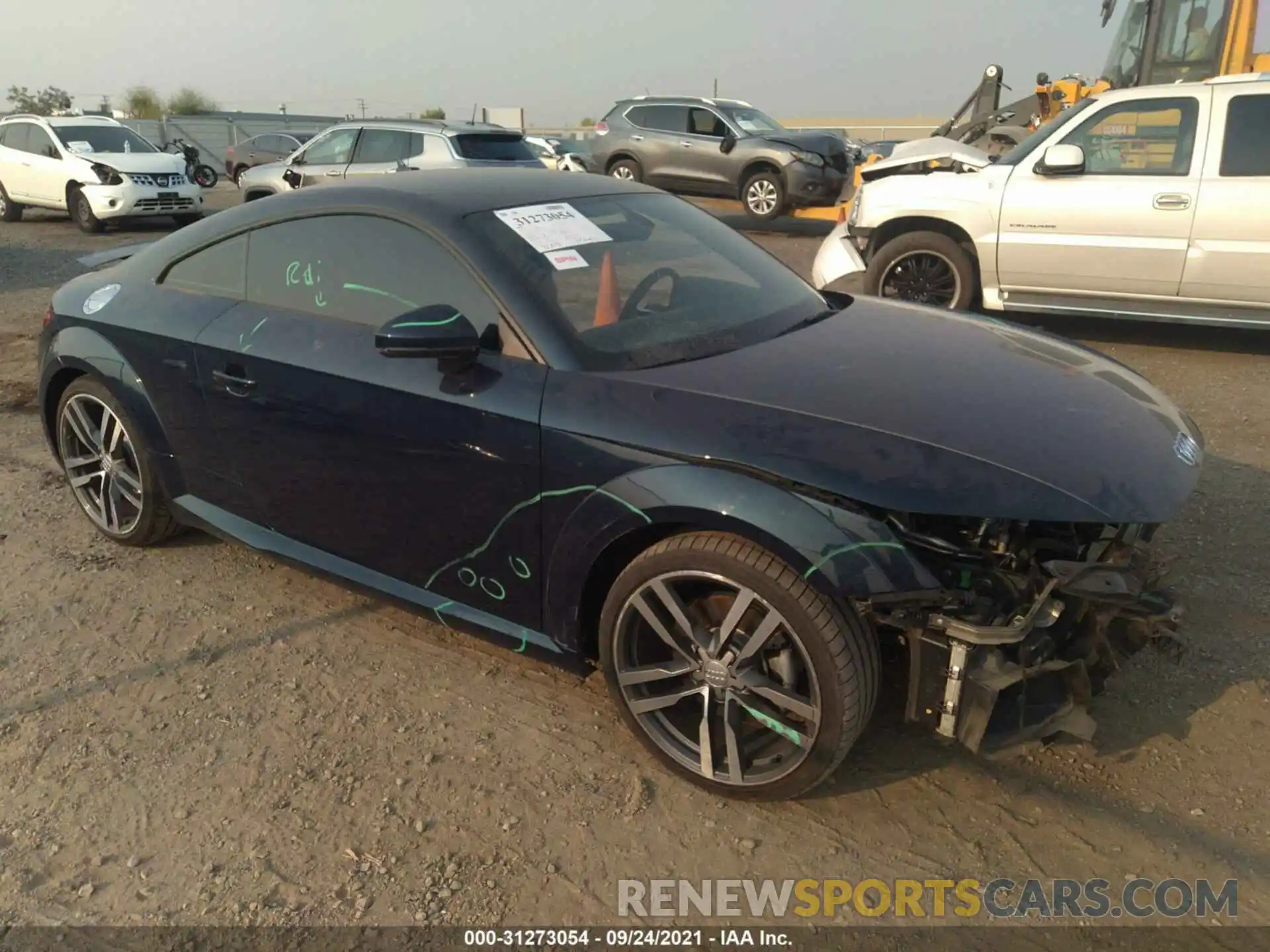 1 Photograph of a damaged car TRUAEAFVXK1005935 AUDI TT COUPE 2019