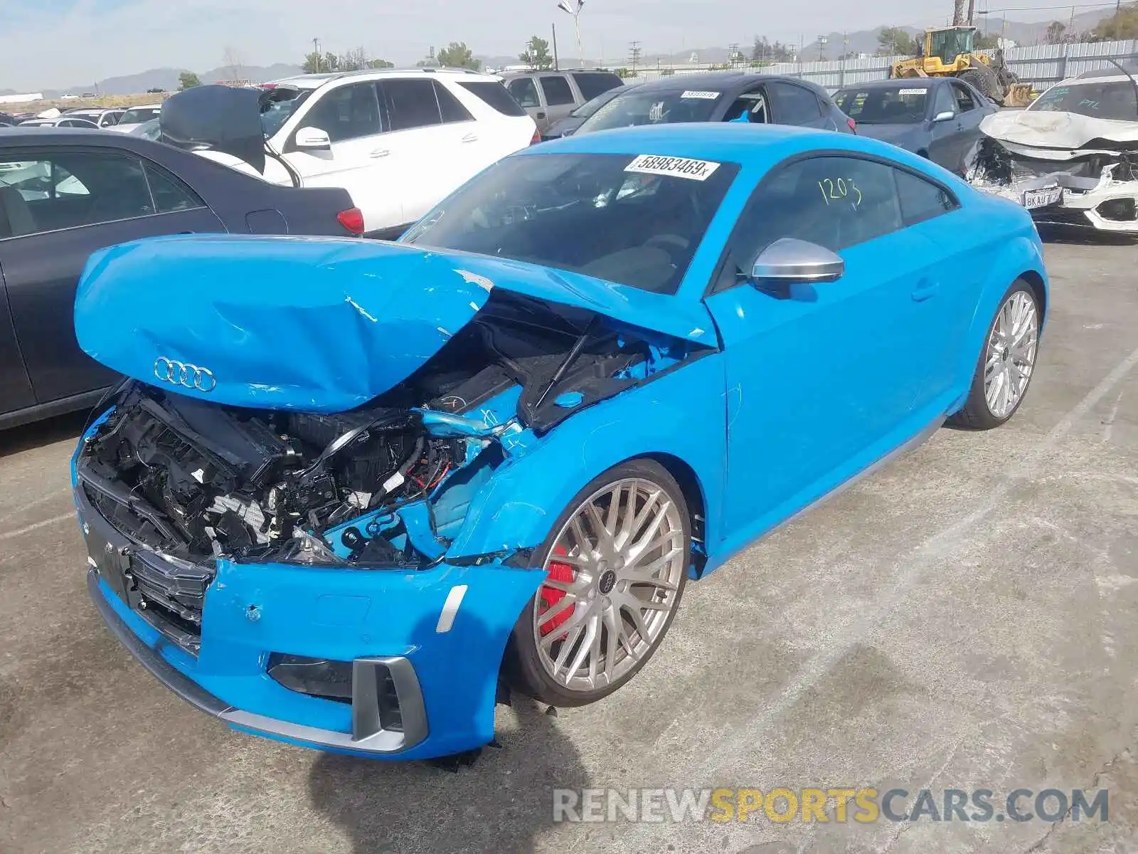 2 Photograph of a damaged car TRUA1AFV1K1006628 AUDI TTS 2019