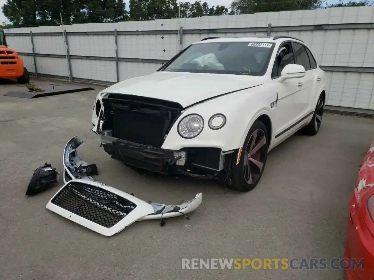 2 Photograph of a damaged car SJAAM2ZV0KC023896 BENTLEY ALL MODELS 2019