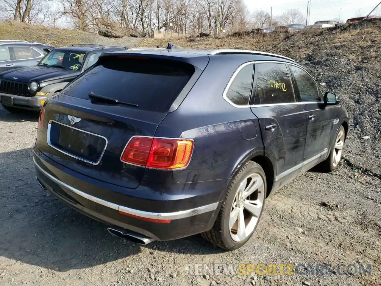 4 Фотография поврежденного автомобиля SJAAJ2ZV2LC027930 BENTLEY ALL MODELS 2020