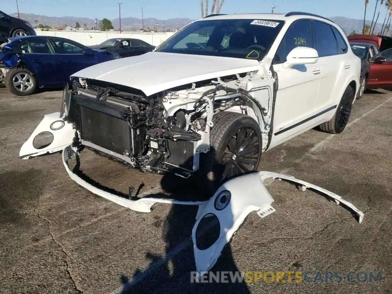 2 Photograph of a damaged car SJAAR2ZV6LC030788 BENTLEY ALL MODELS 2020