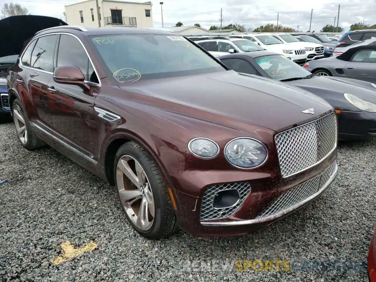 1 Photograph of a damaged car SJAAM2ZV1MC037602 BENTLEY ALL MODELS 2021