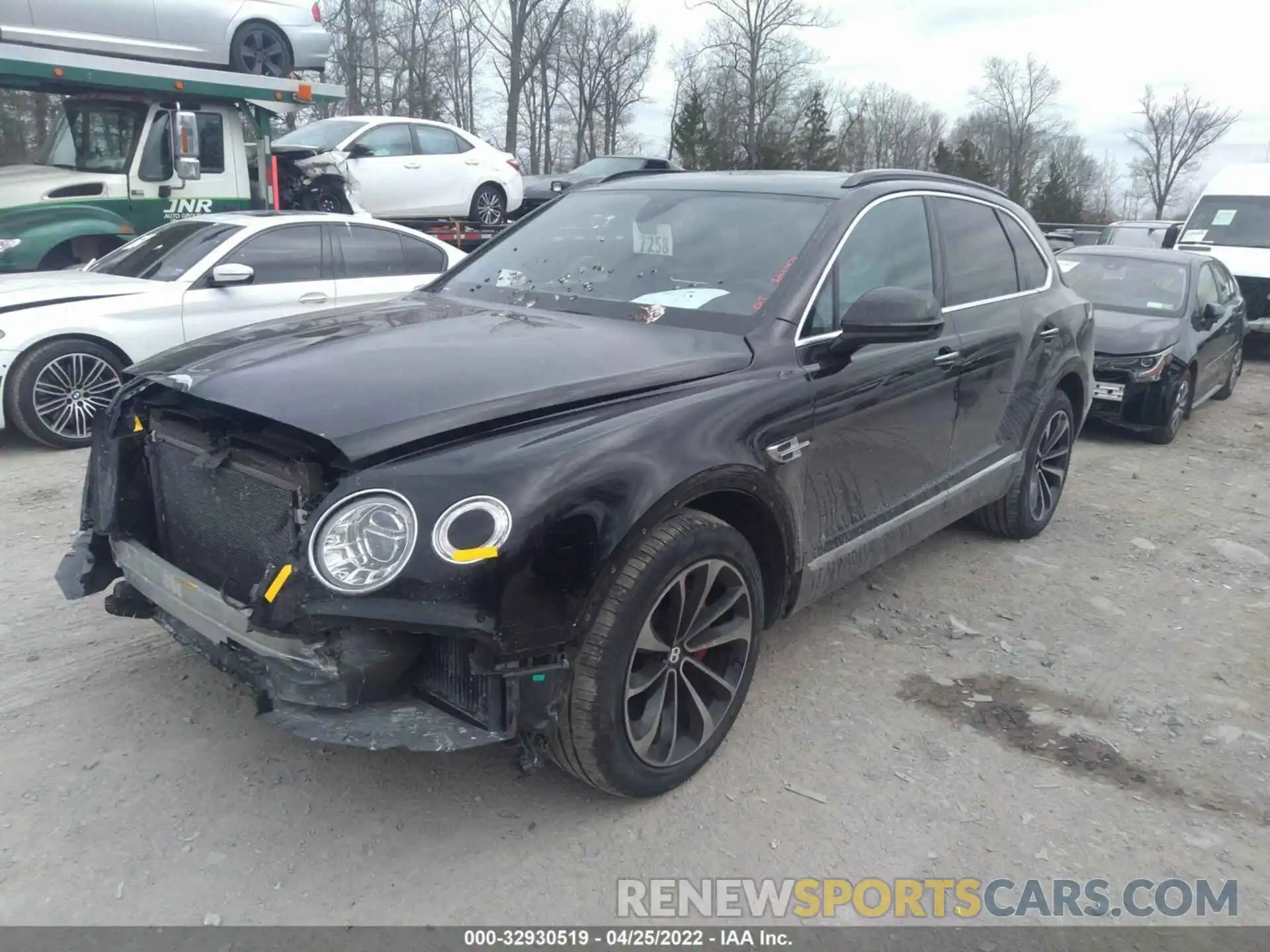 2 Photograph of a damaged car SJAAM2ZV4KC024775 BENTLEY BENTAYGA 2019