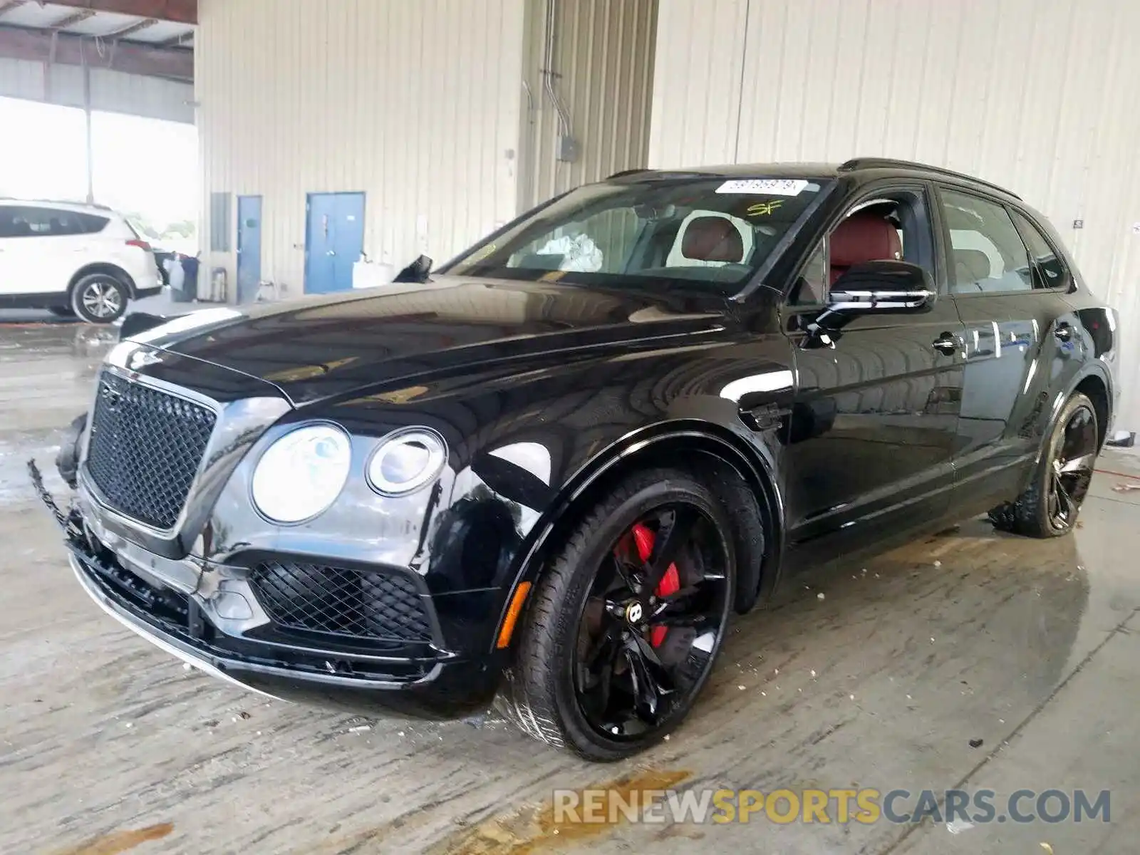 2 Photograph of a damaged car SJAAM2ZV7KC027301 BENTLEY BENTAYGA 2019