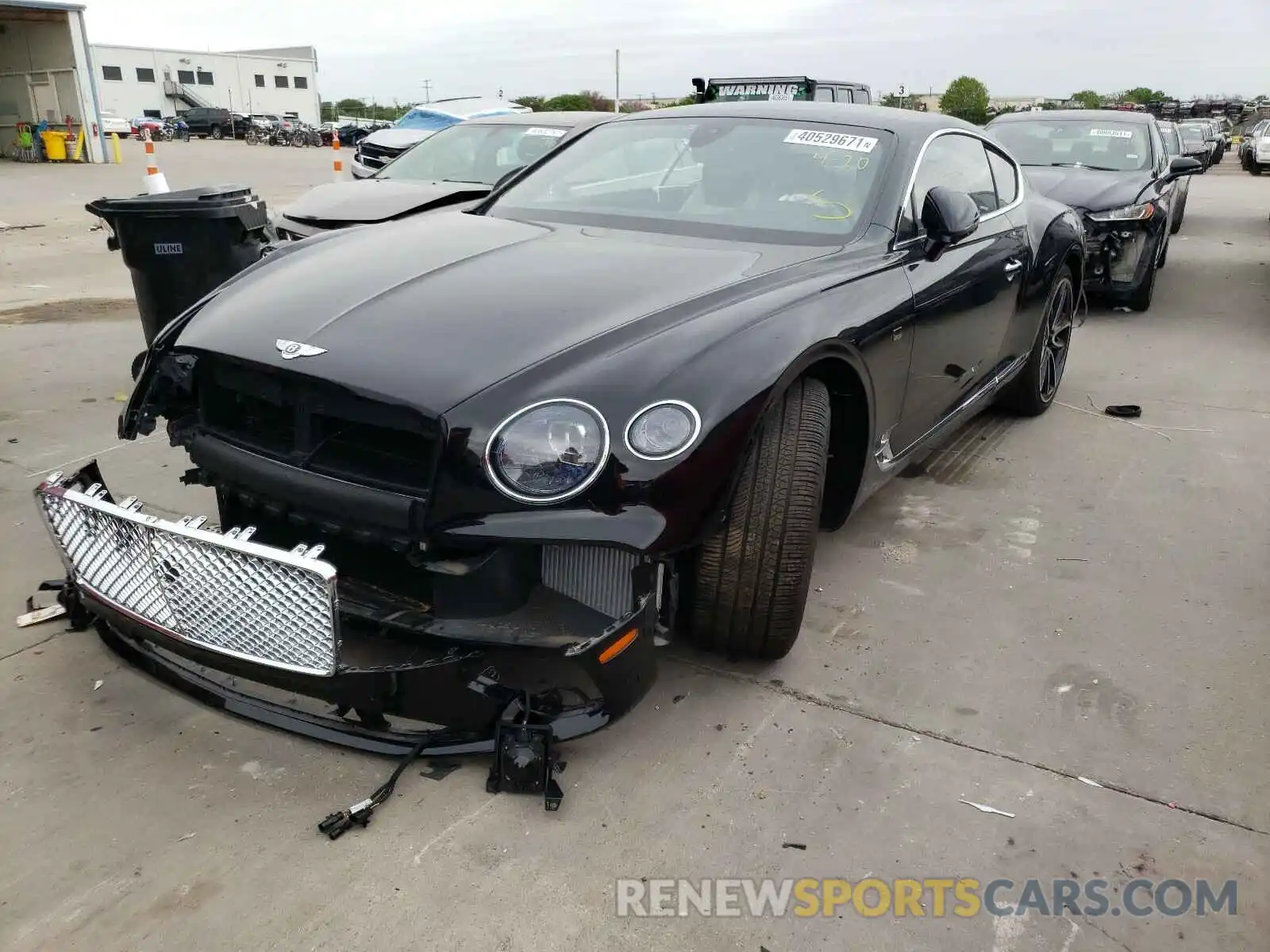 2 Photograph of a damaged car SCBCG2ZG0LC075470 BENTLEY CONTINENTA 2020