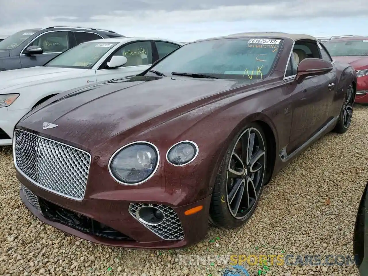 2 Фотография поврежденного автомобиля SCBDB4ZG2LC075680 BENTLEY CONTINENTA 2020