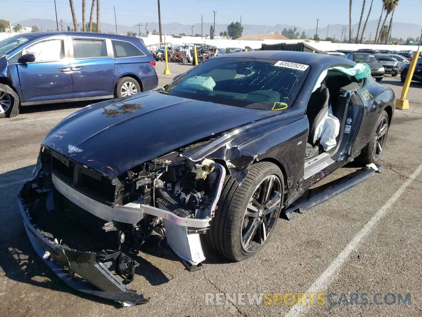 2 Photograph of a damaged car SCBCG2ZG1MC086205 BENTLEY CONTINENTA 2021