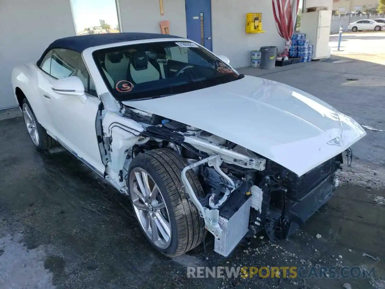 1 Photograph of a damaged car SCBDG4ZG4NC092226 BENTLEY CONTINENTA 2022