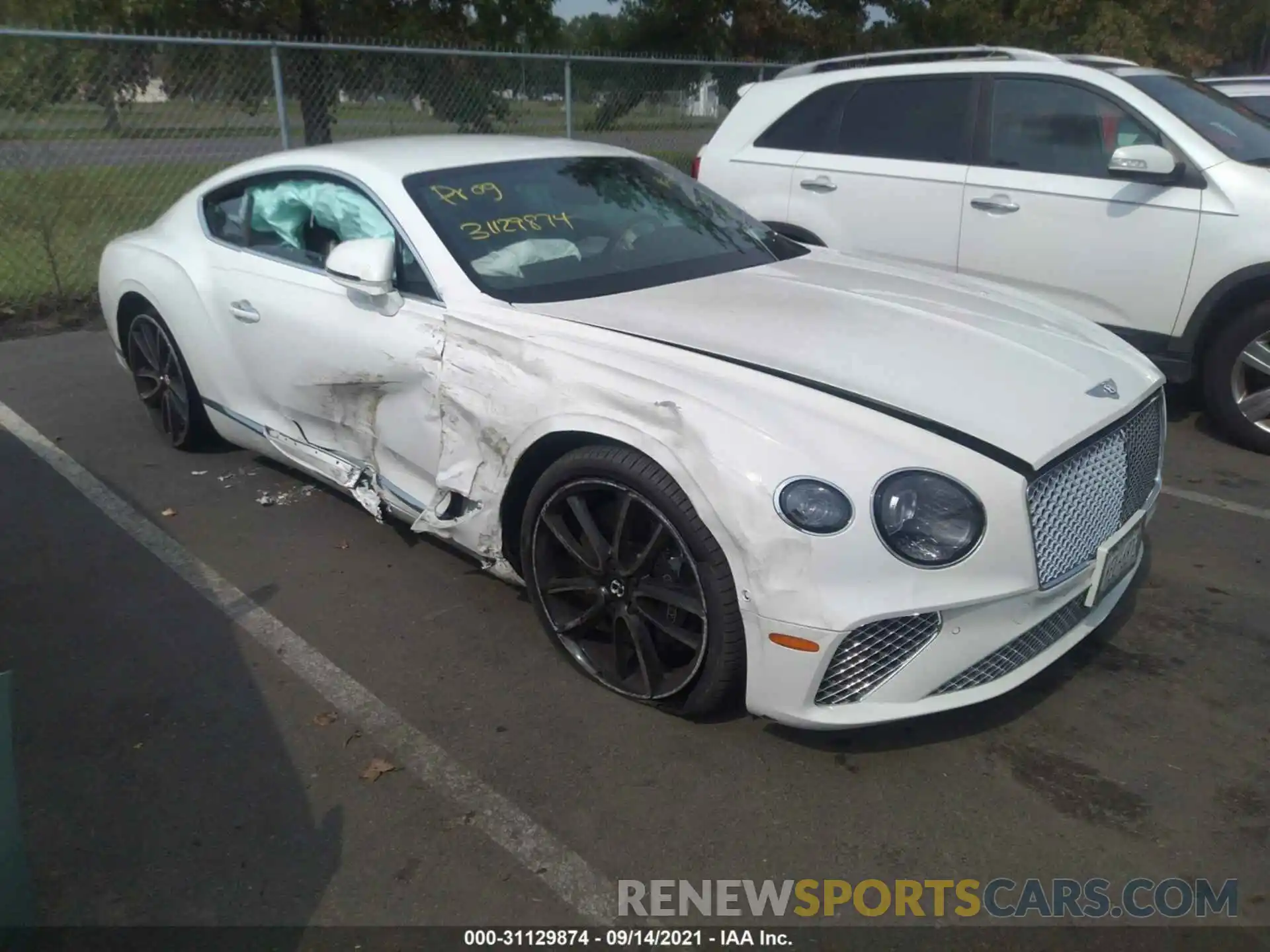 1 Photograph of a damaged car SCBCB2ZG7LC082074 BENTLEY CONTINENTAL 2020