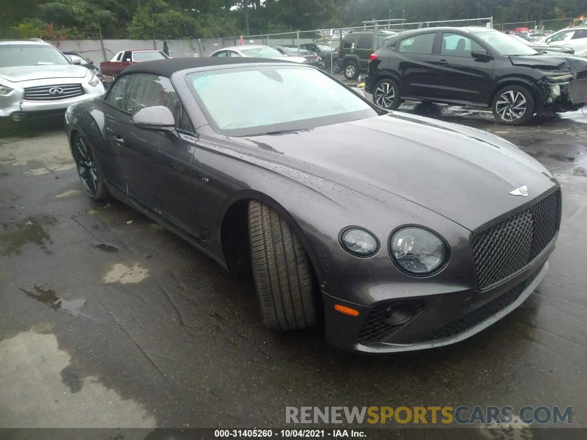 1 Photograph of a damaged car SCBDG4ZG2MC090425 BENTLEY CONTINENTAL 2021