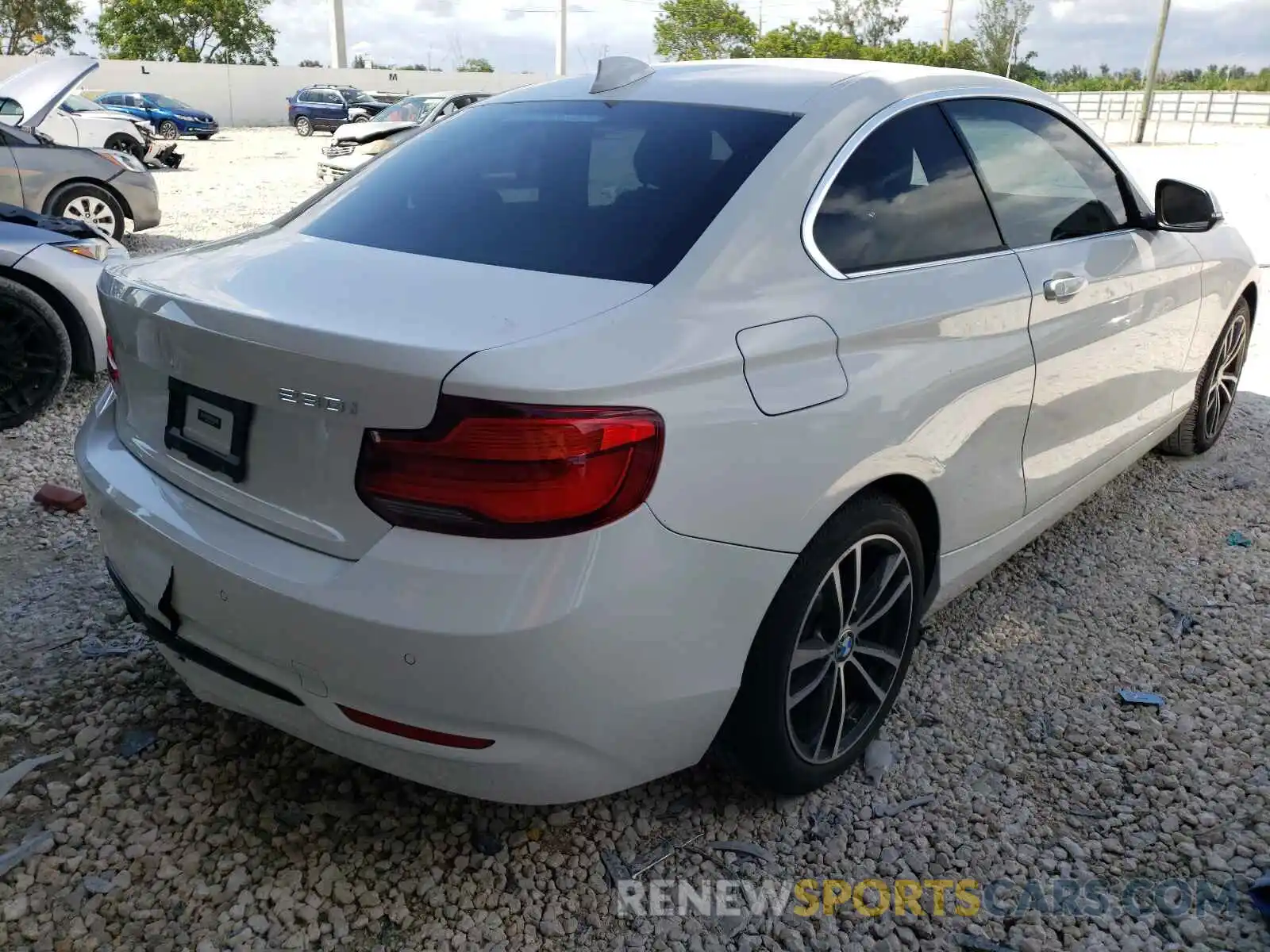 4 Фотография поврежденного автомобиля WBA2J1C55K7D10433 BMW 2 SERIES 2019