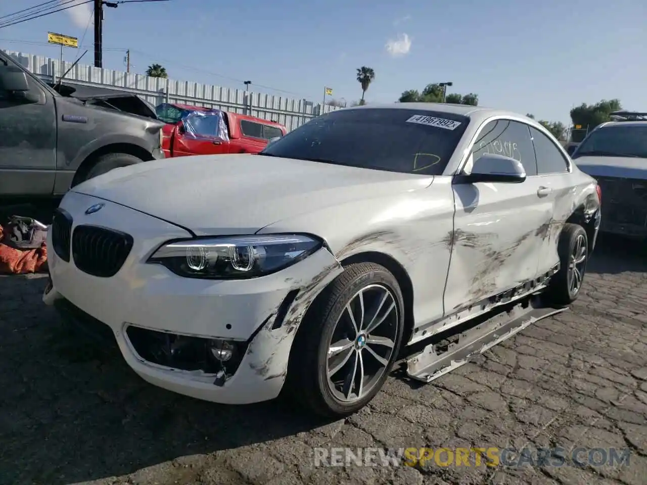 2 Фотография поврежденного автомобиля WBA2J1C59KVD09961 BMW 2 SERIES 2019