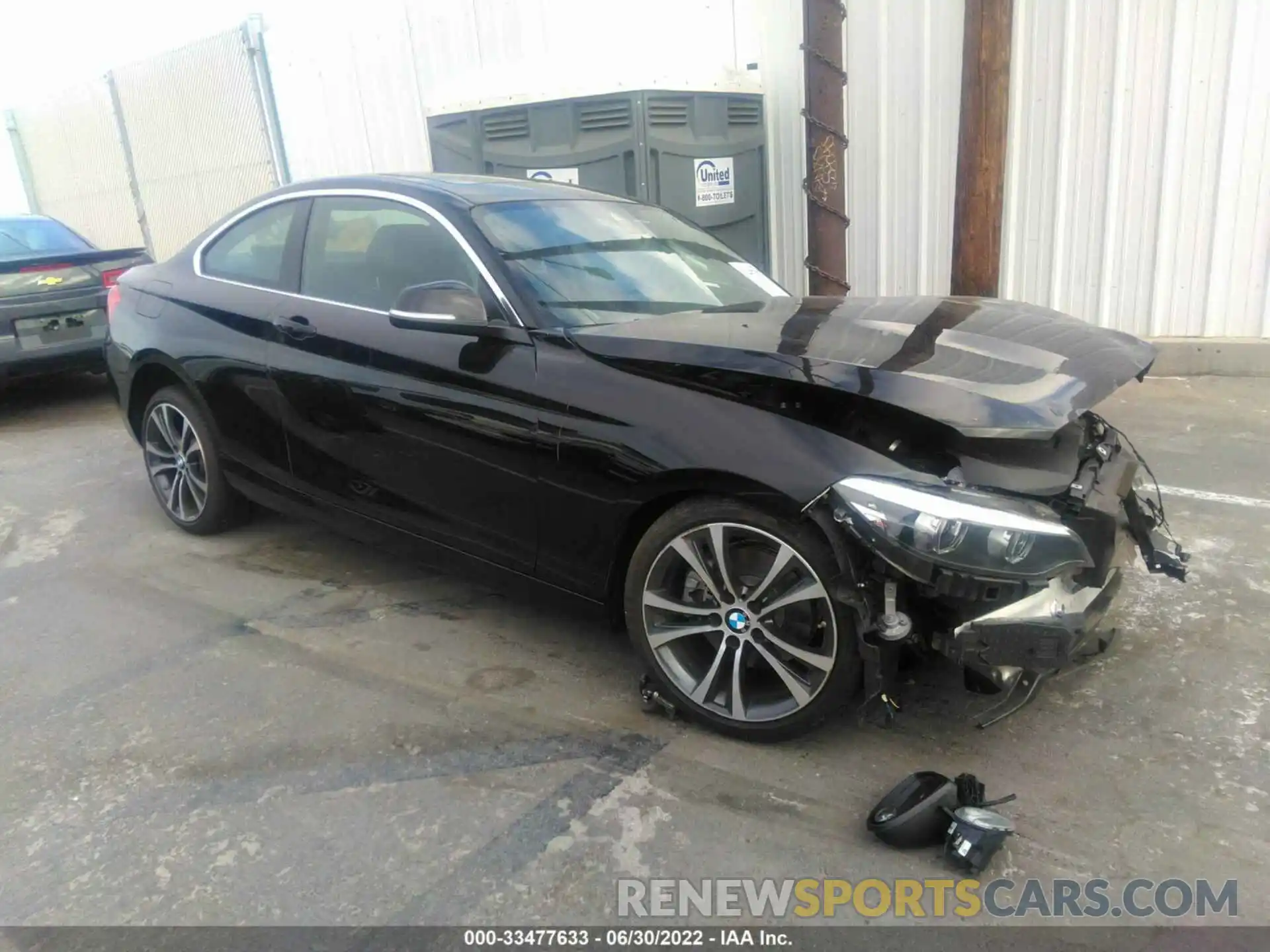 1 Photograph of a damaged car WBA2J1C5XKVD10164 BMW 2 SERIES 2019