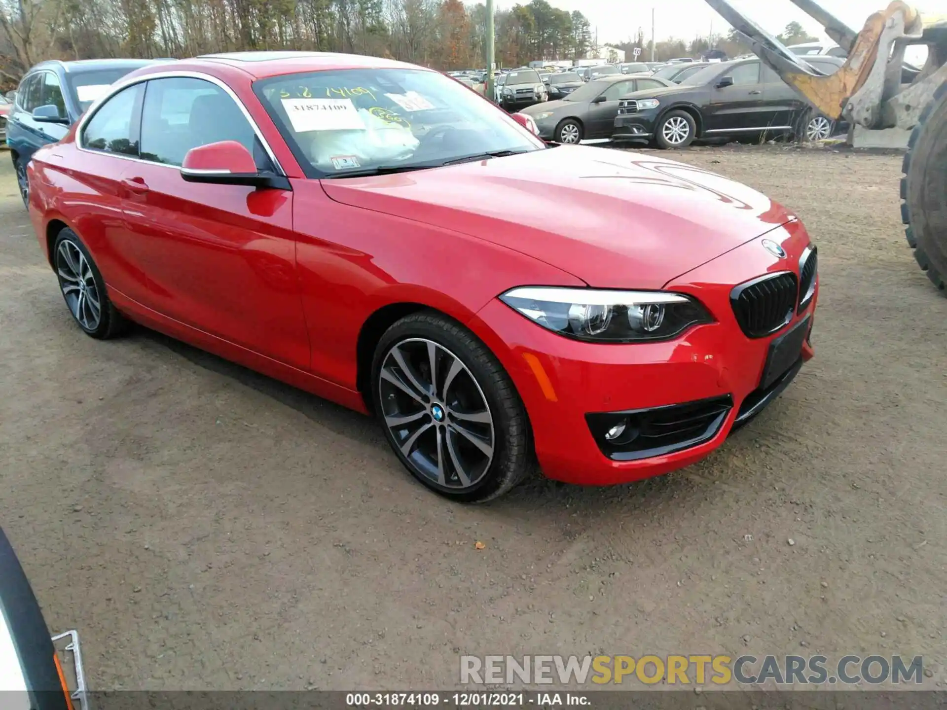 1 Photograph of a damaged car WBA2J3C52KVD49276 BMW 2 SERIES 2019